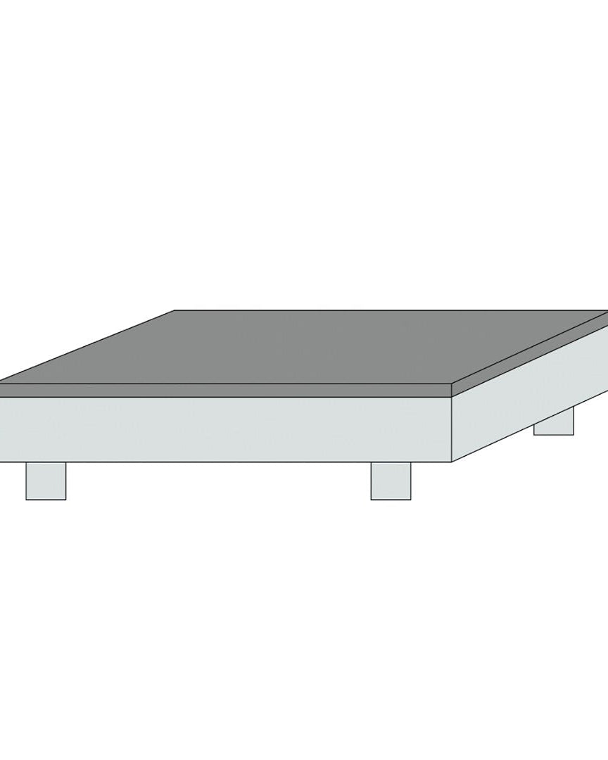 Bambus kuvertlagen mørk grå 90x200x20cm - Nordic Weaving