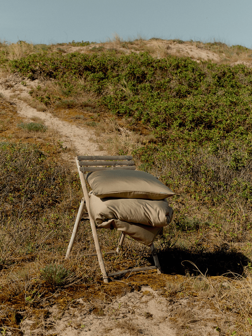 Bambus pudebetræk Khaki - Nordic Weaving