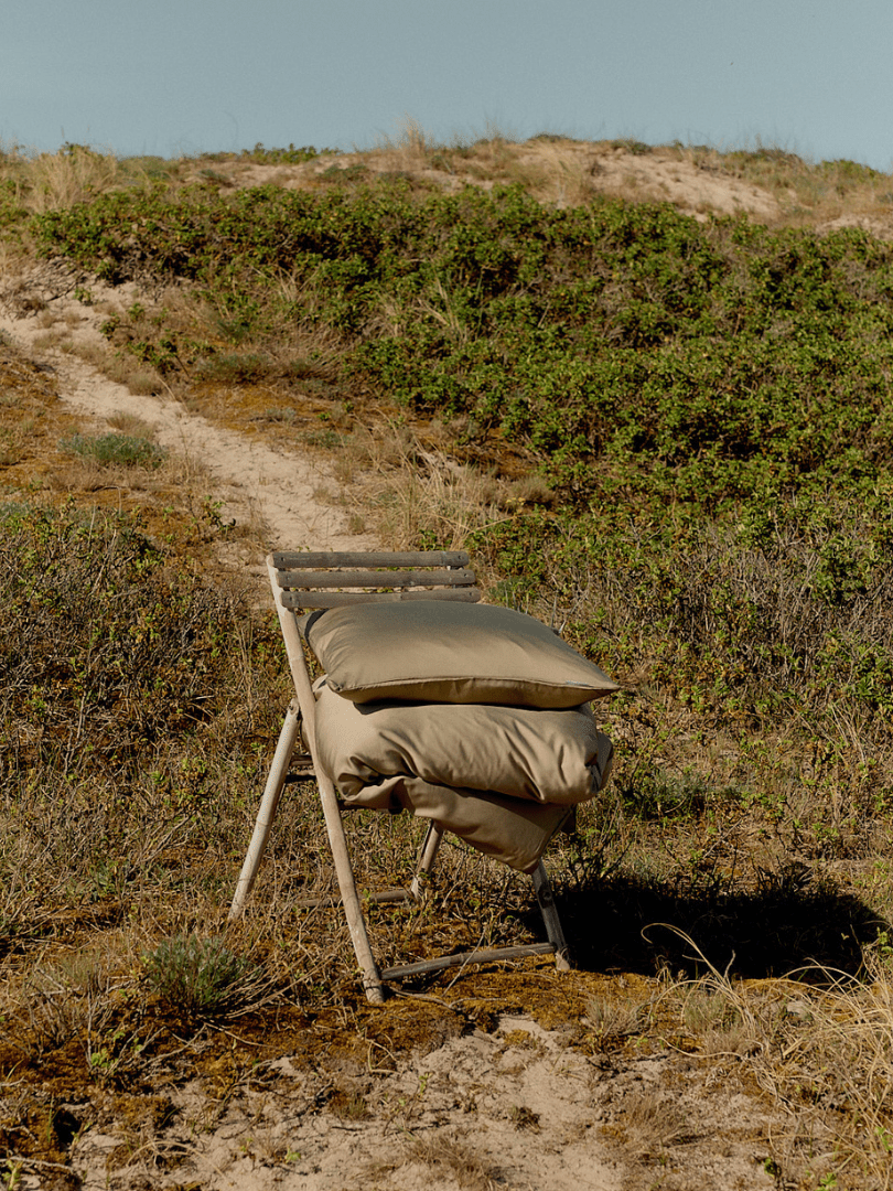 Bambus pudebetræk Khaki - Nordic Weaving