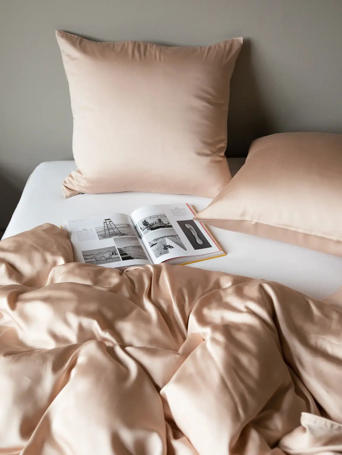 Bambus pudebetræk Lys beige - Nordic Weaving