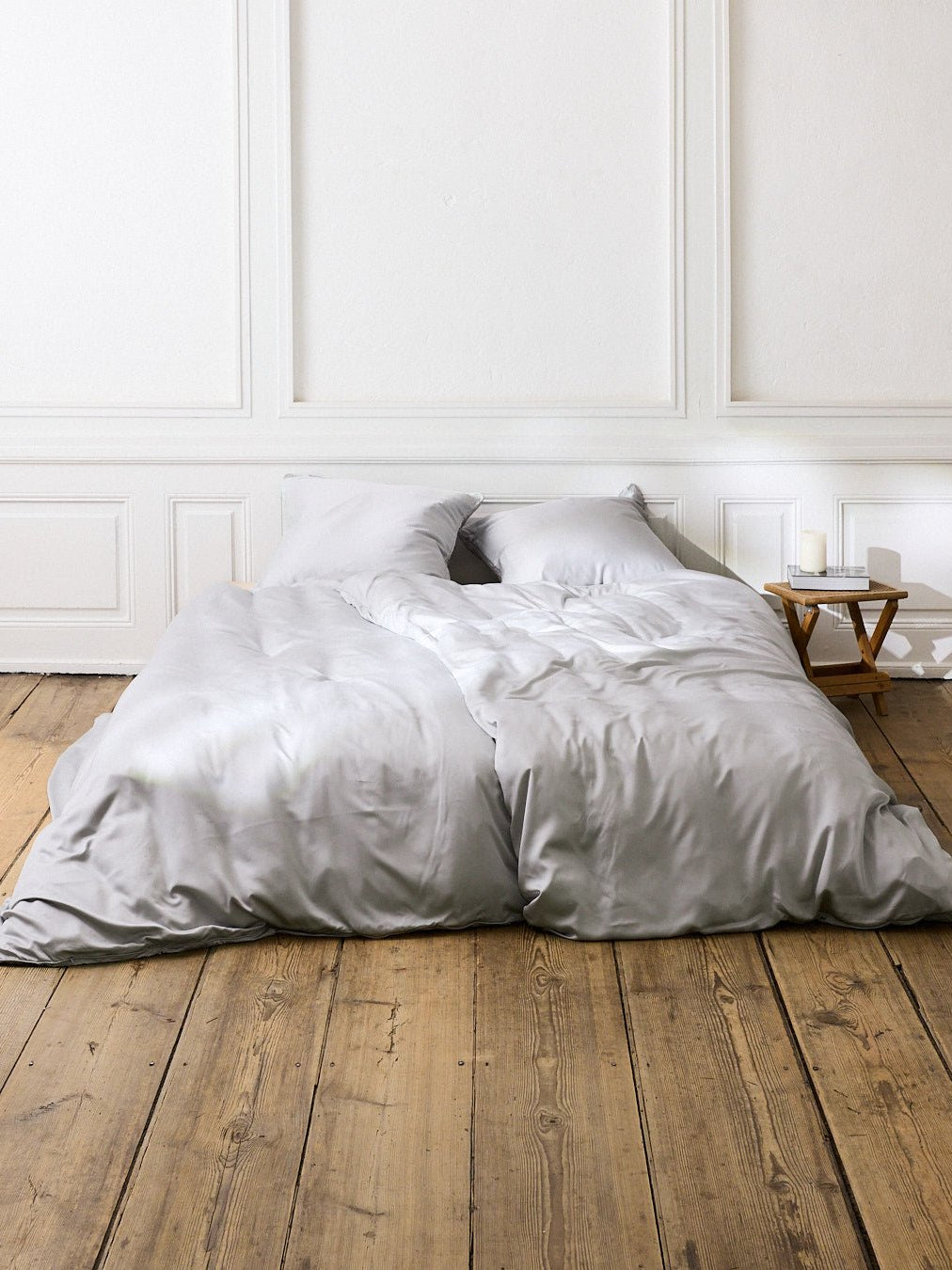 Bambus pudebetræk lys grå - Nordic Weaving