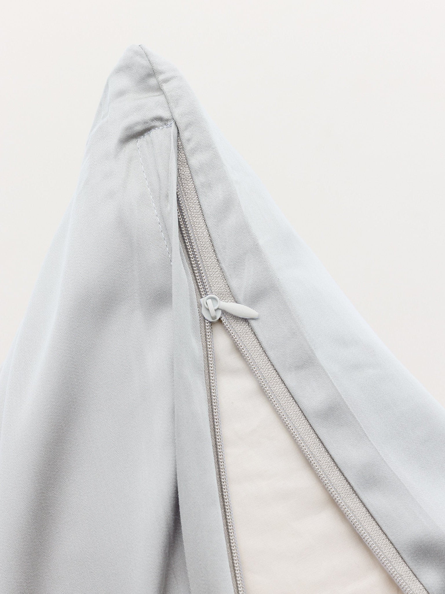 Bambus pudebetræk lys grå - Nordic Weaving