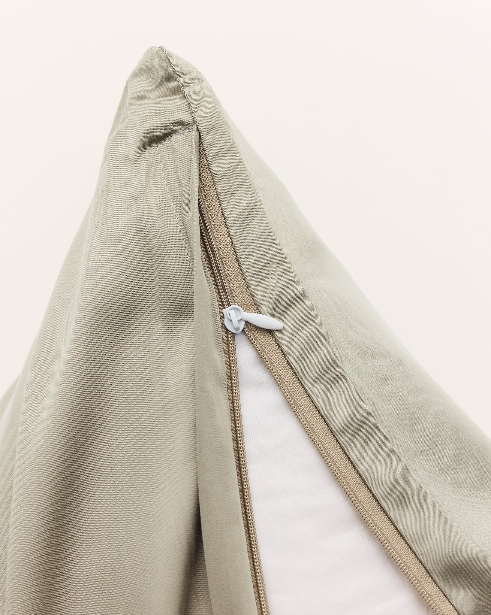 Bambus pudebetræk Plaza Taupe TC400 - Nordic Weaving