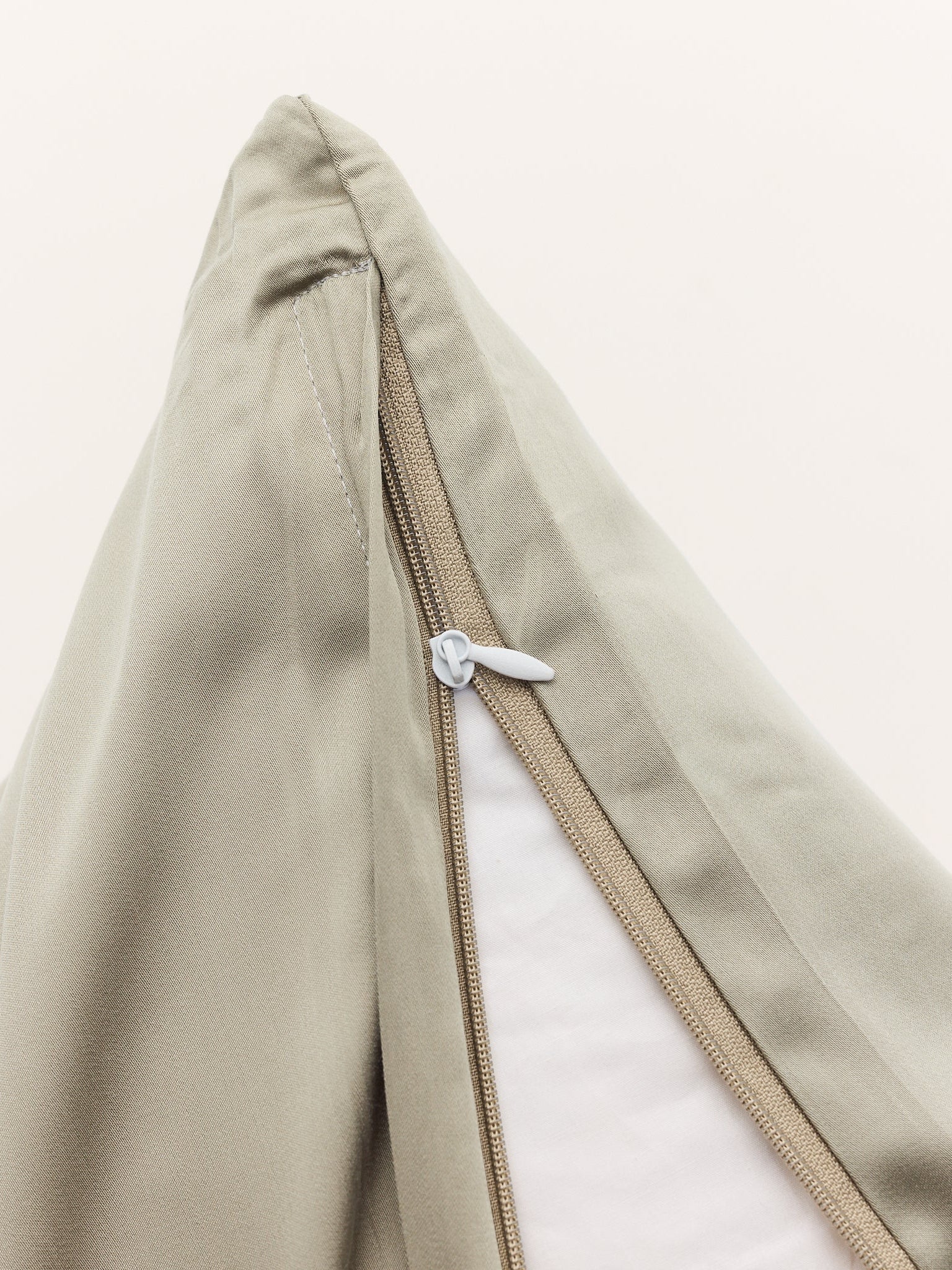 Bambus pudebetræk Plaza Taupe TC400 - Nordic Weaving