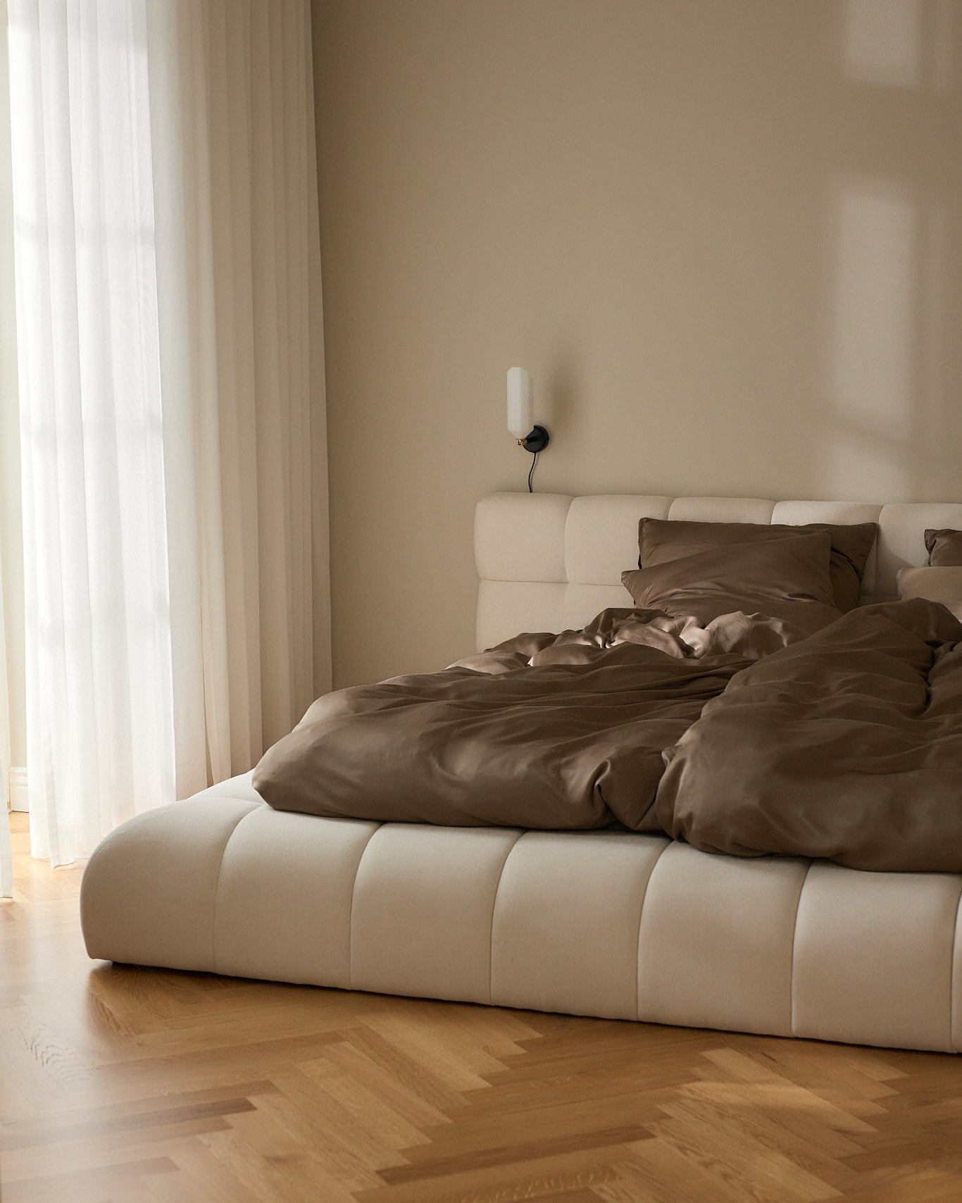 Bambus pudebetræk Shitake TC400 - Nordic Weaving