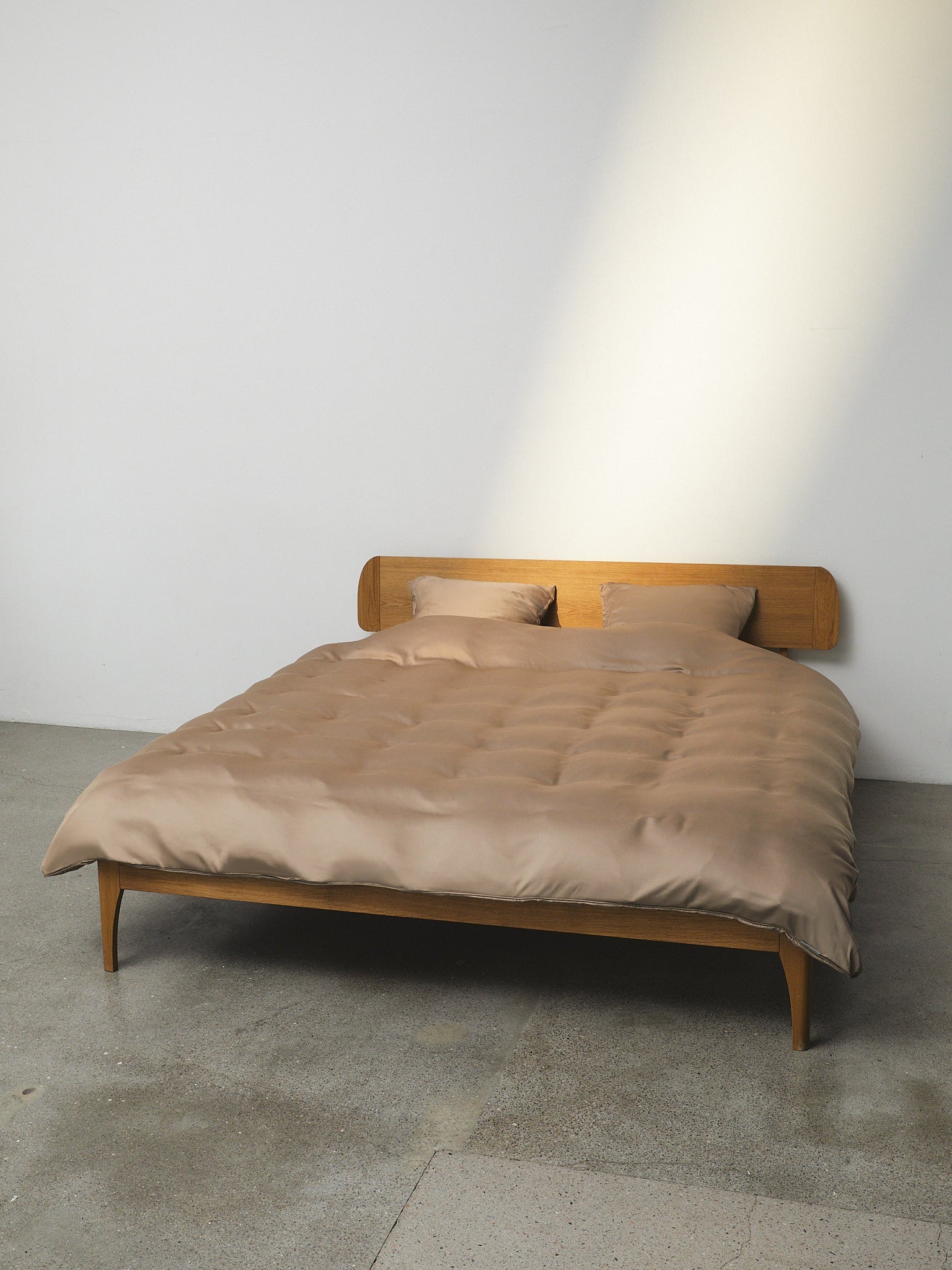 Bambus pudebetræk Taupe - Nordic Weaving