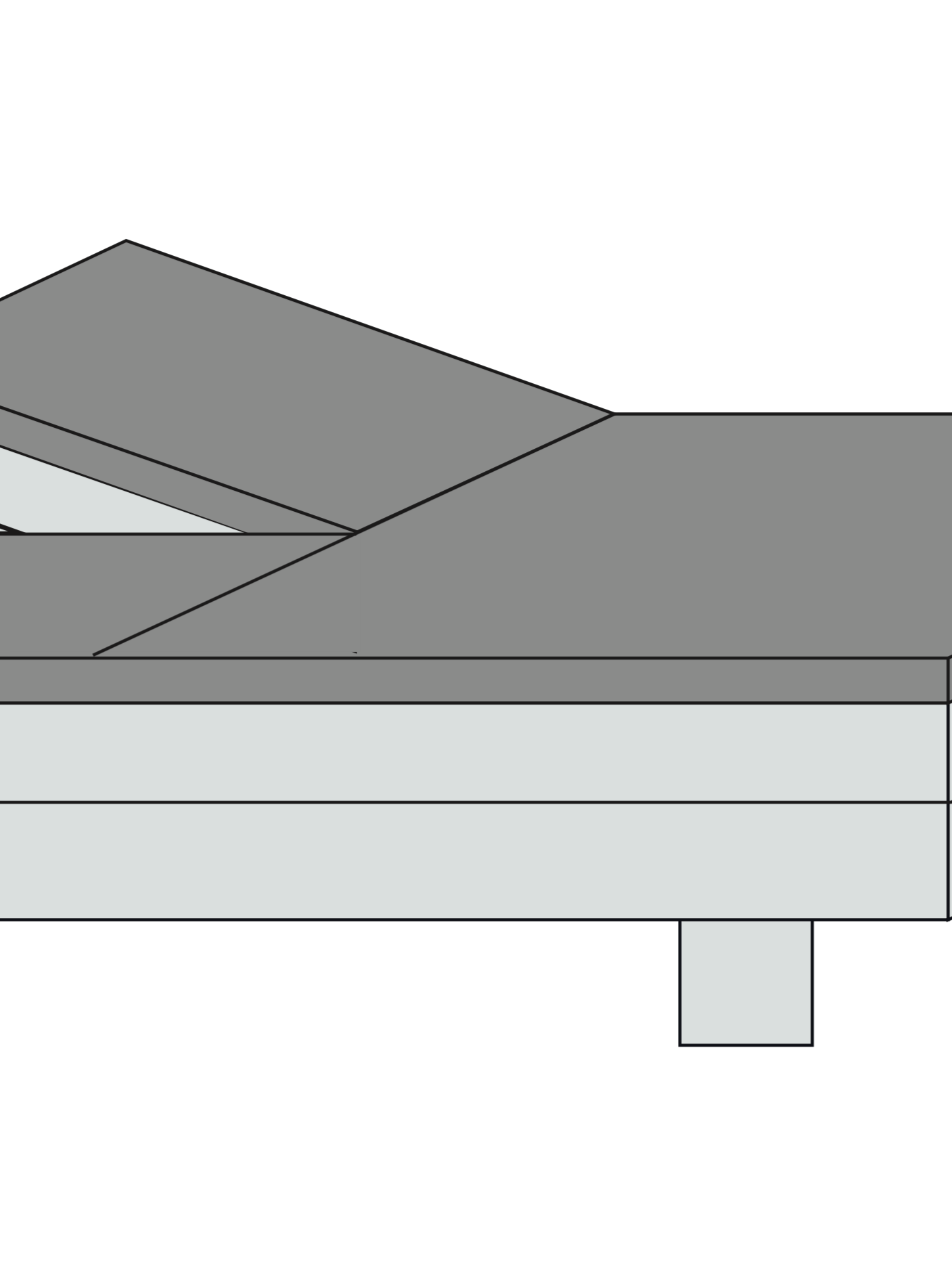Bambus U80 - splitlagen 180x200x20cm - Nordic Weaving