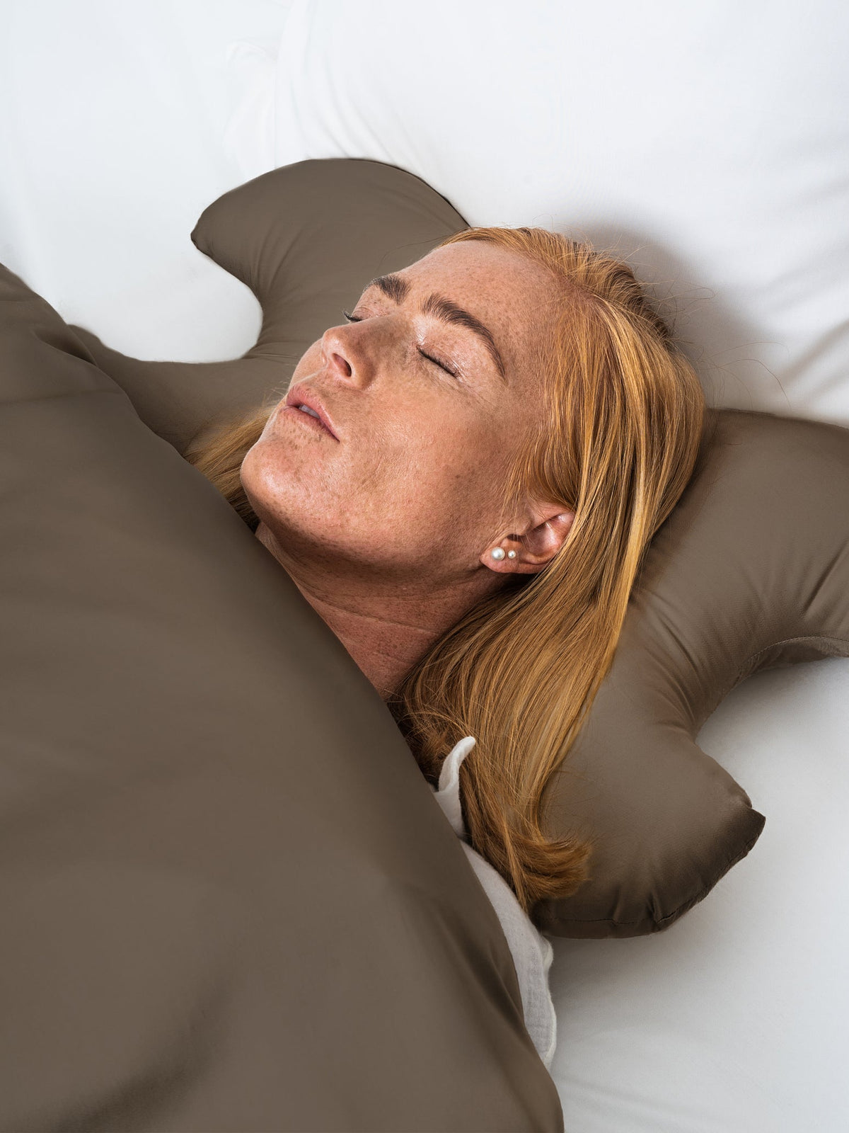 Bambuspudebetræk til Face pillow Shitake TC400 - Nordic Weaving