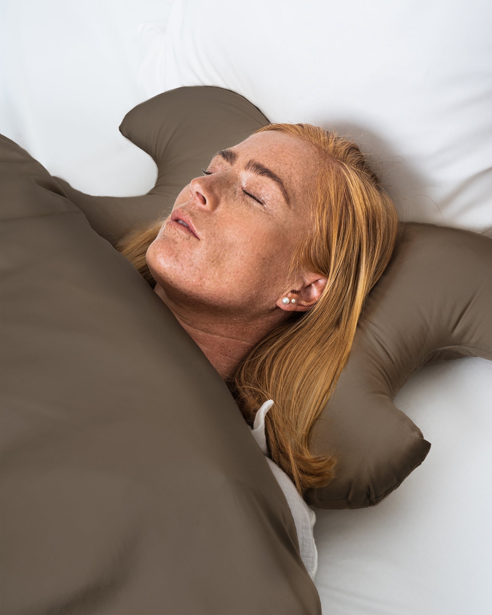 Bambuspudebetræk til Face pillow Shitake TC400 - Nordic Weaving