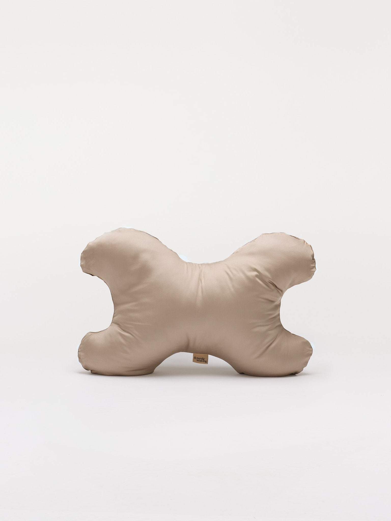 Bambuspudebetræk til Face pillow Taupe - Nordic Weaving