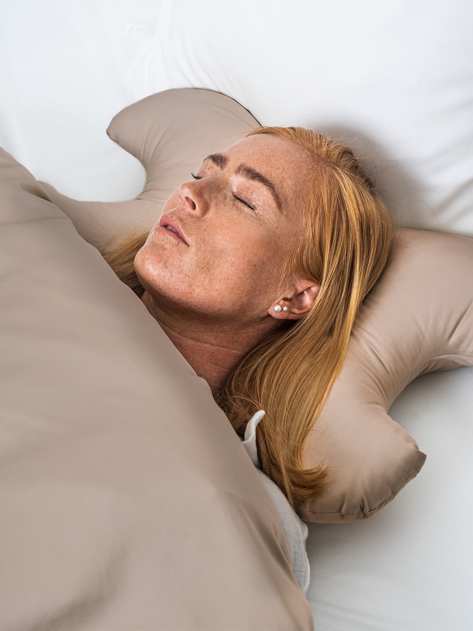 Bambuspudebetræk til Face pillow Taupe TC400 - Nordic Weaving