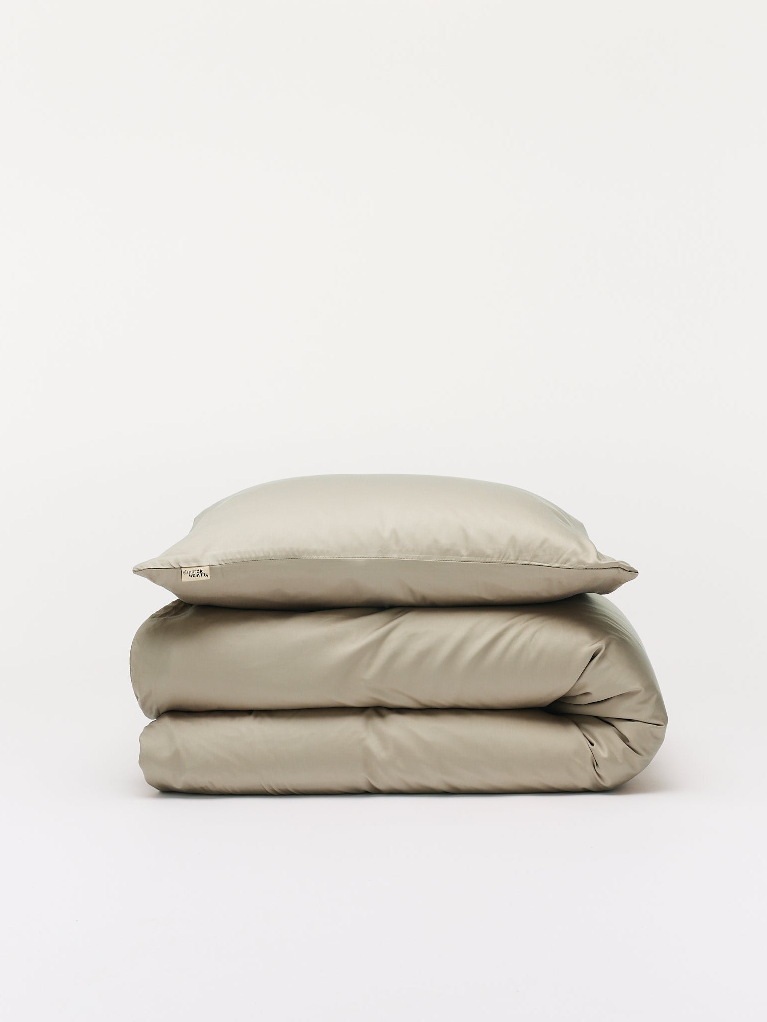 Bambussengetøj Plaza Taupe TC400 - Nordic Weaving