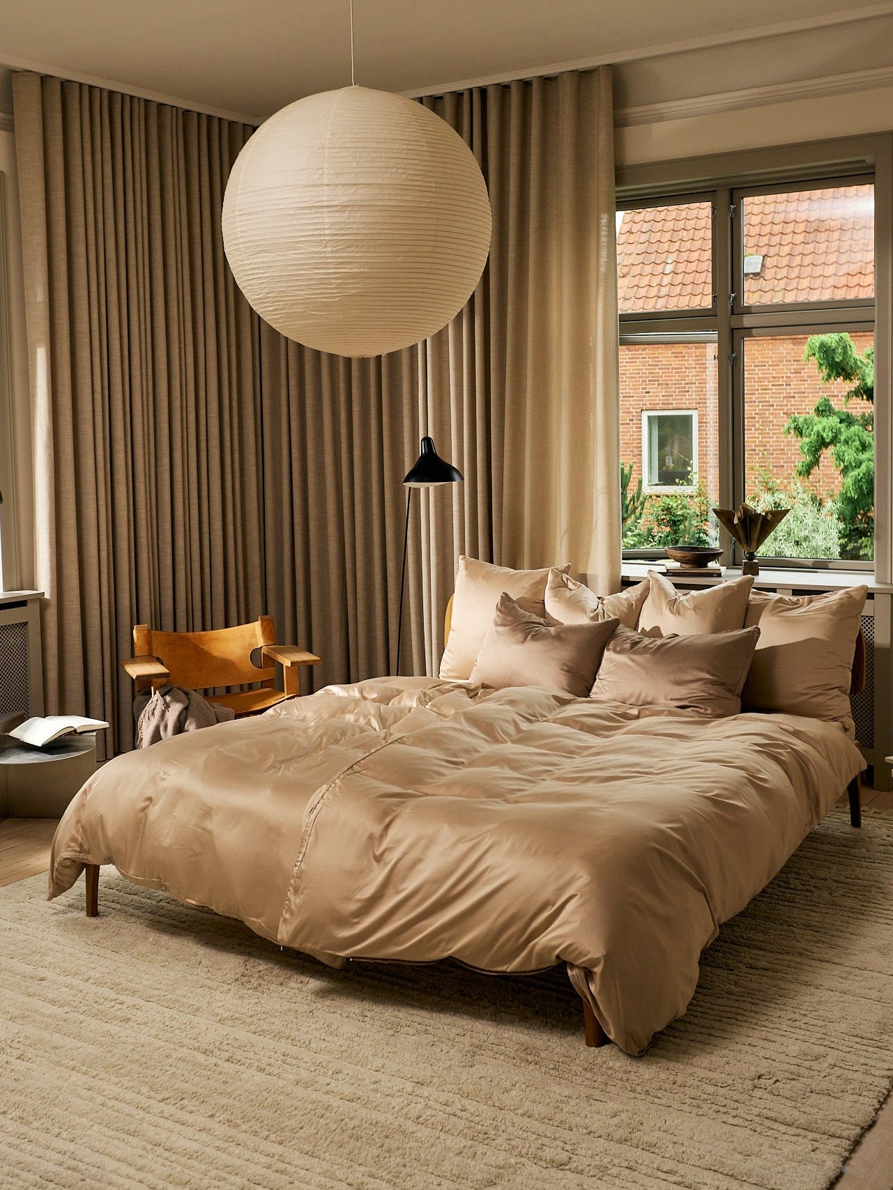 Bambussengetøj Taupe TC400 - Nordic Weaving