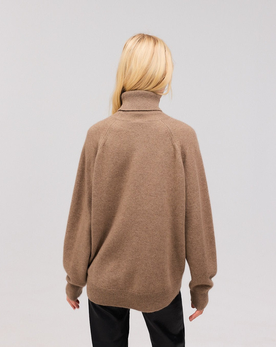 BREGDIS cashmere bluse brun - Nordic Weaving