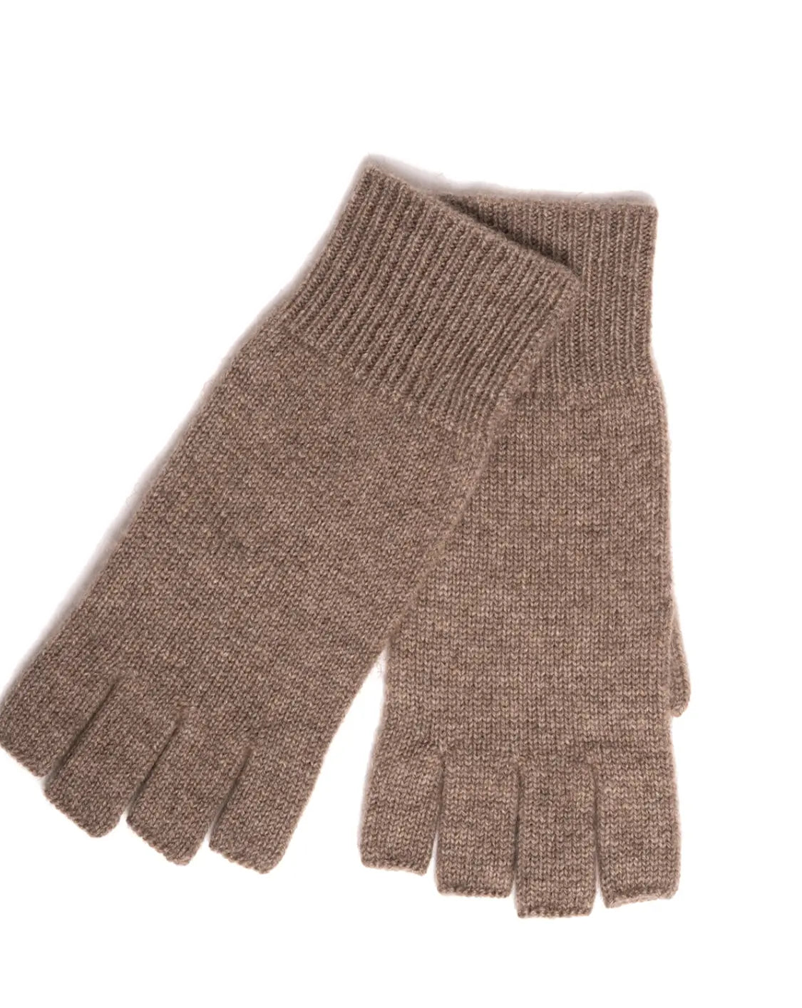 Produktbillede af Cashmere Handsker uden fingre - brun