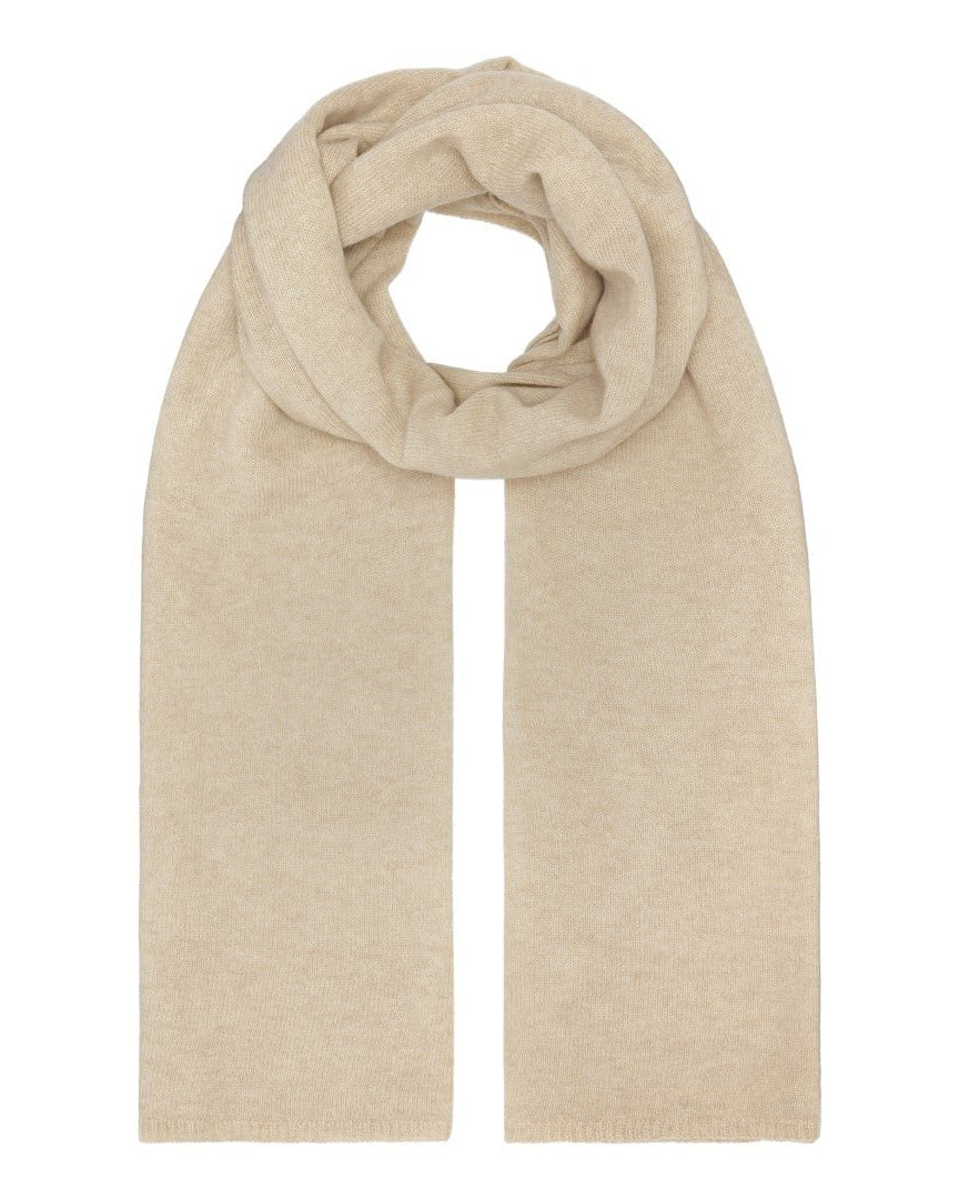 Cashmere halstørklæde beige 70x200cm - Nordic Weaving