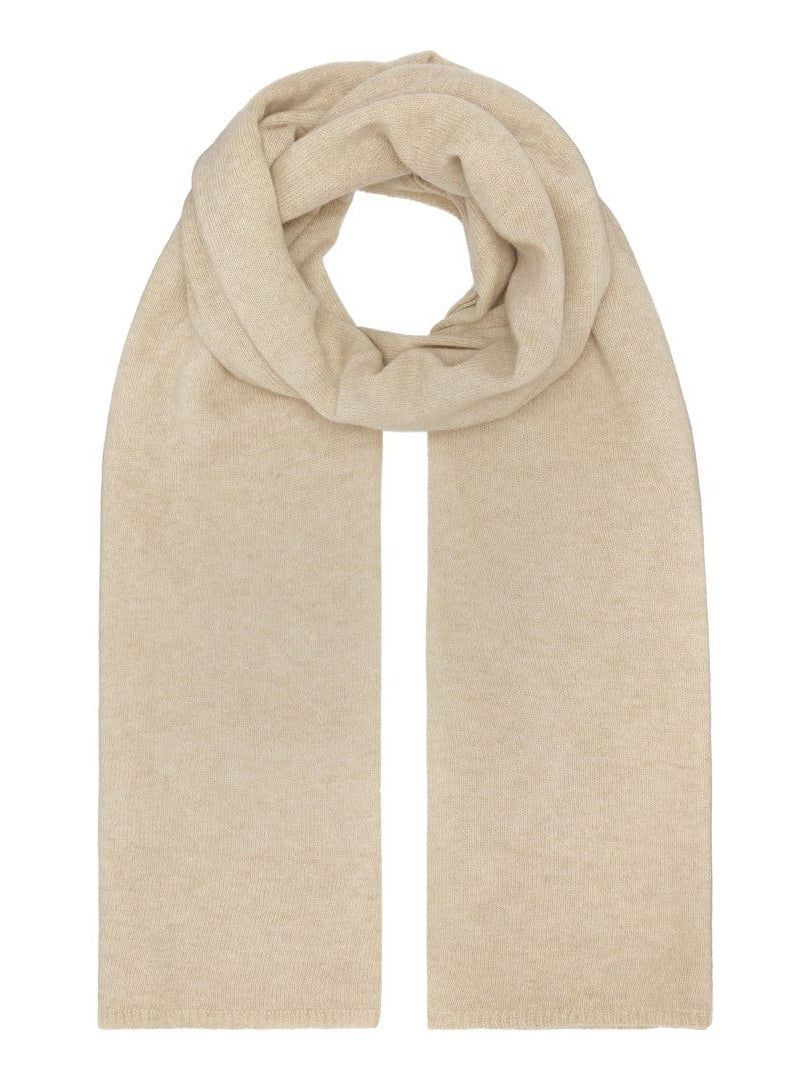 Cashmere halstørklæde beige 70x200cm - Nordic Weaving