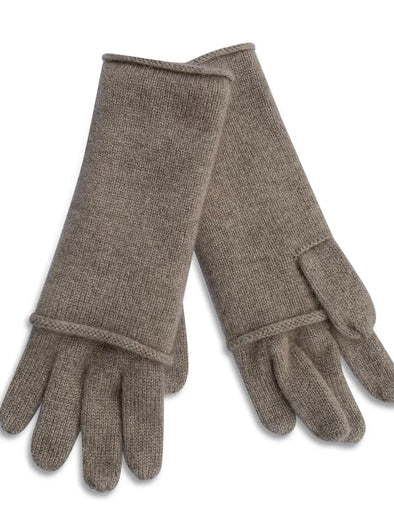 Cashmere handsker brun - Nordic Weaving