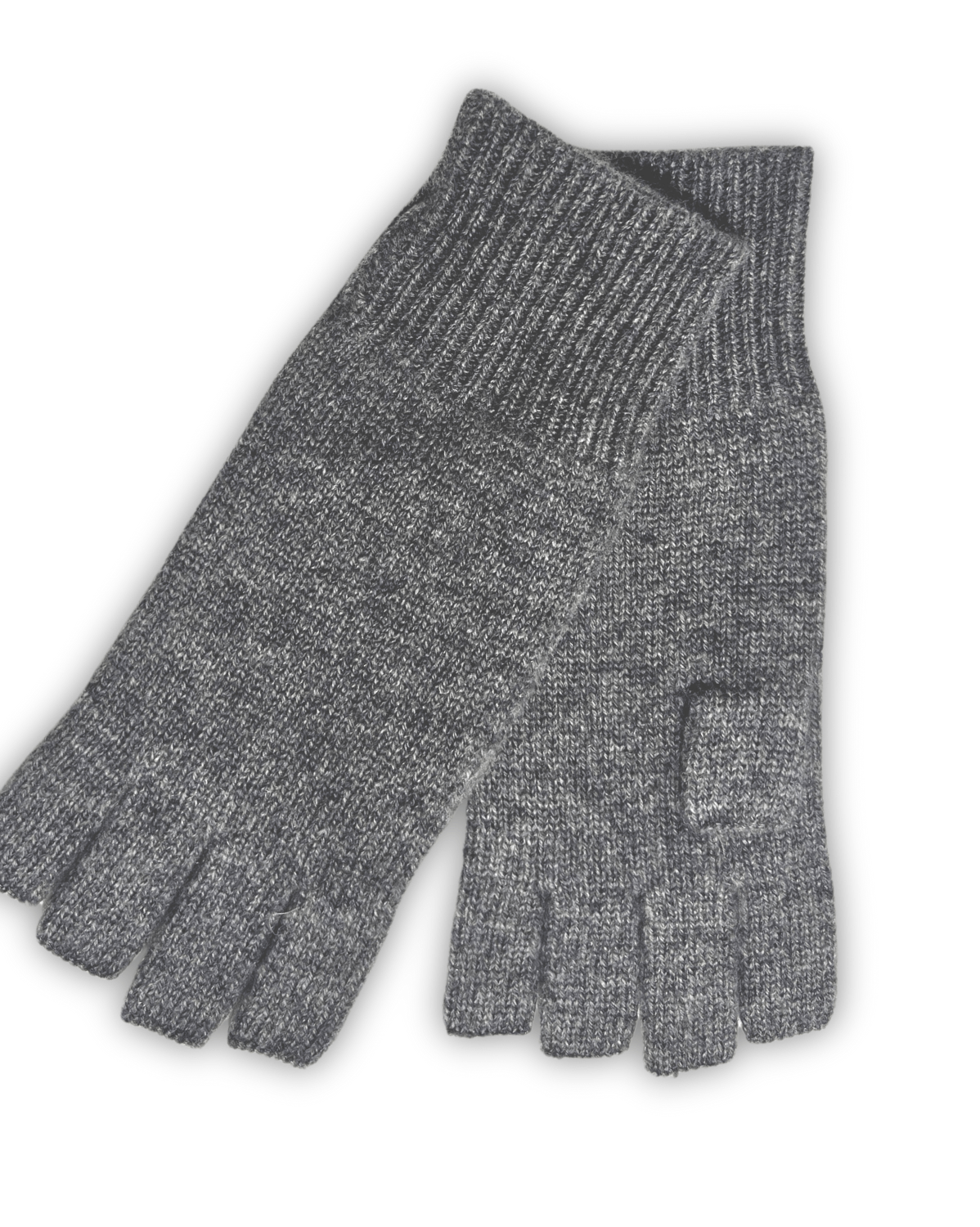 Cashmere handsker uden fingre - grå - Nordic Weaving