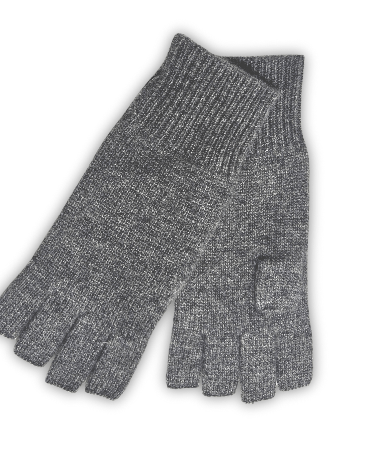 Cashmere handsker uden fingre - grå - Nordic Weaving