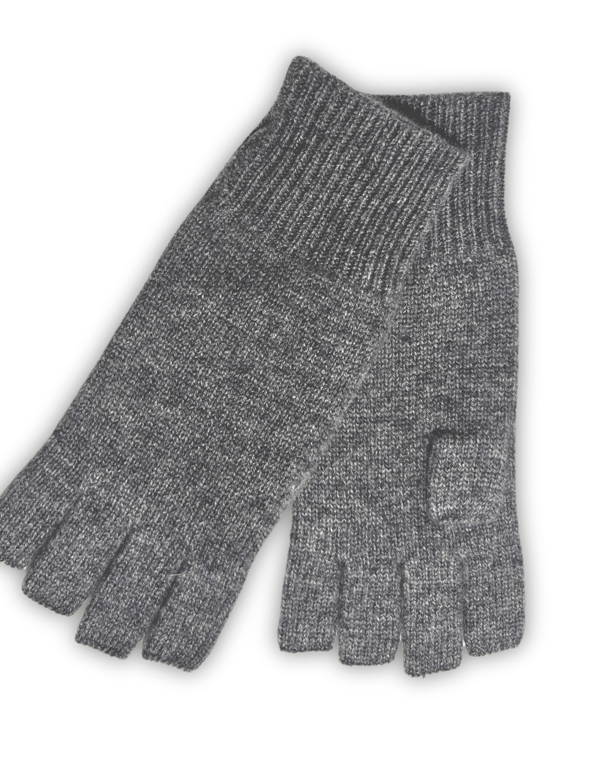 Cashmere handsker uden fingre - grå - Nordic Weaving