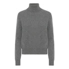 Cashmere high neck mørk grå - Nordic Weaving