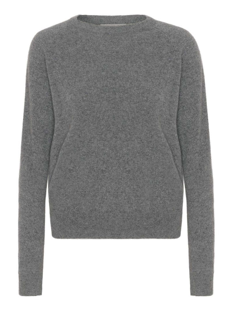 Cashmere round neck mørk grå - Oprydning - Nordic Weaving