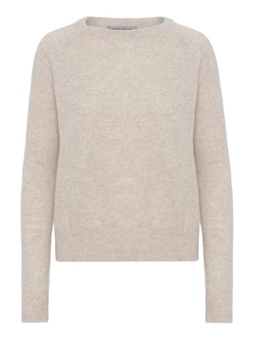 Cashmere round neck sand - Oprydning - Nordic Weaving