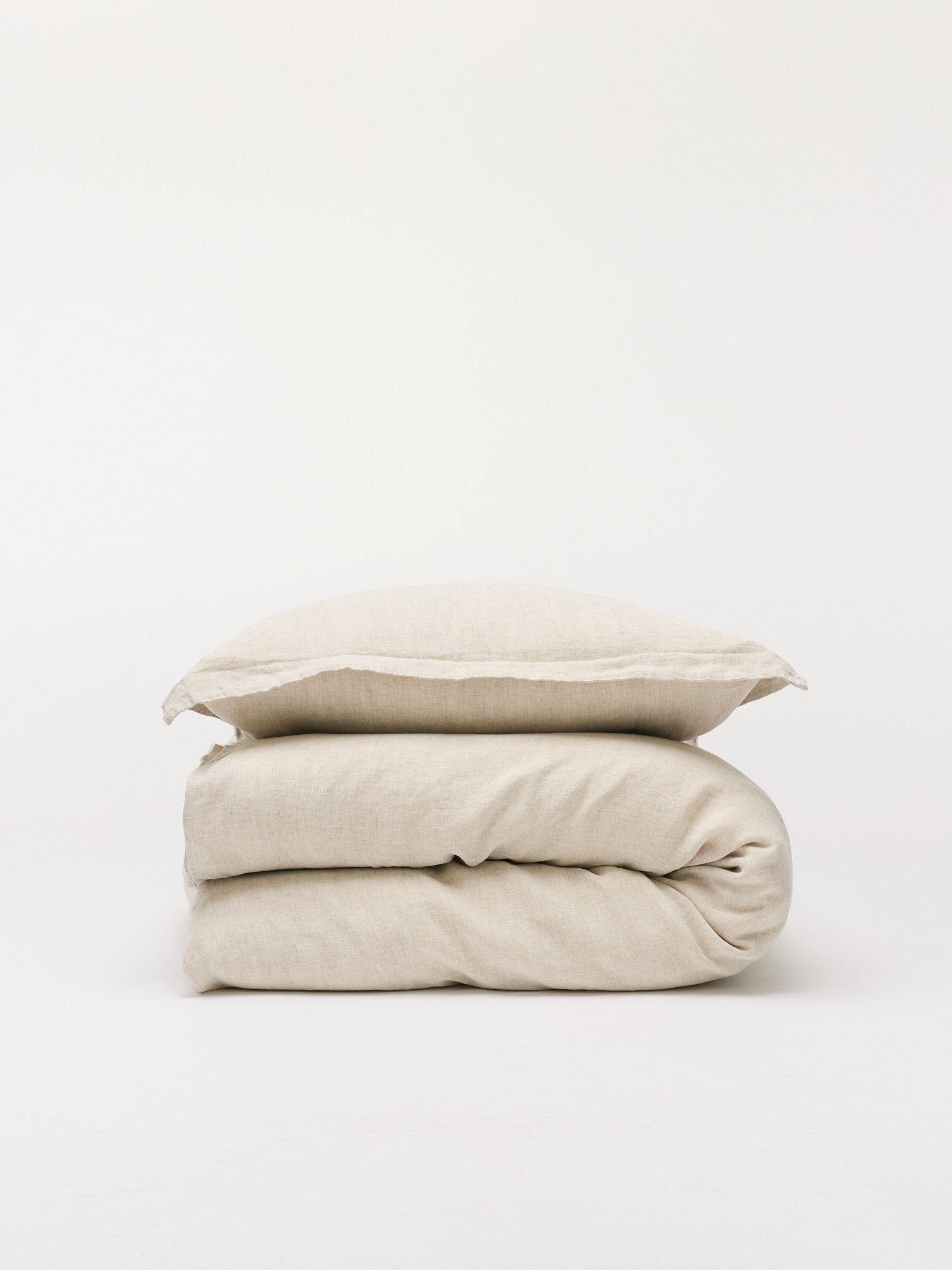 Dobbelt hørsengetøj natur - Nordic Weaving