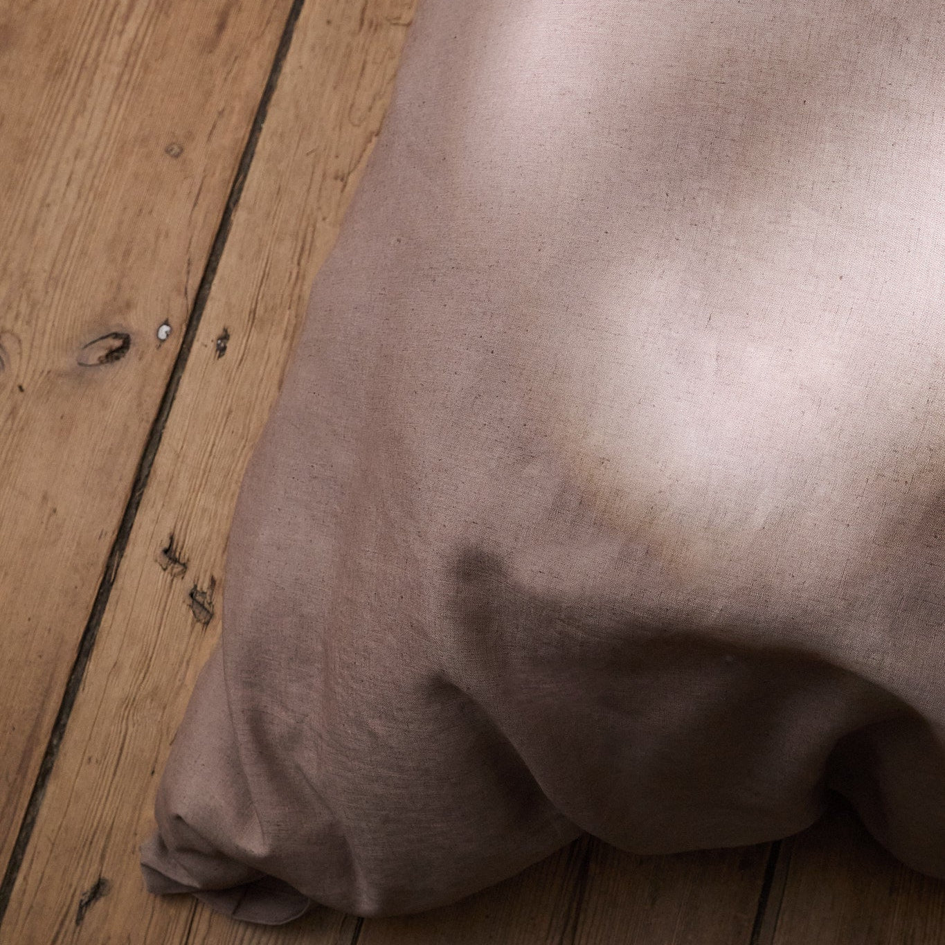 Dobbelt hørsengetøj taupe - Nordic Weaving