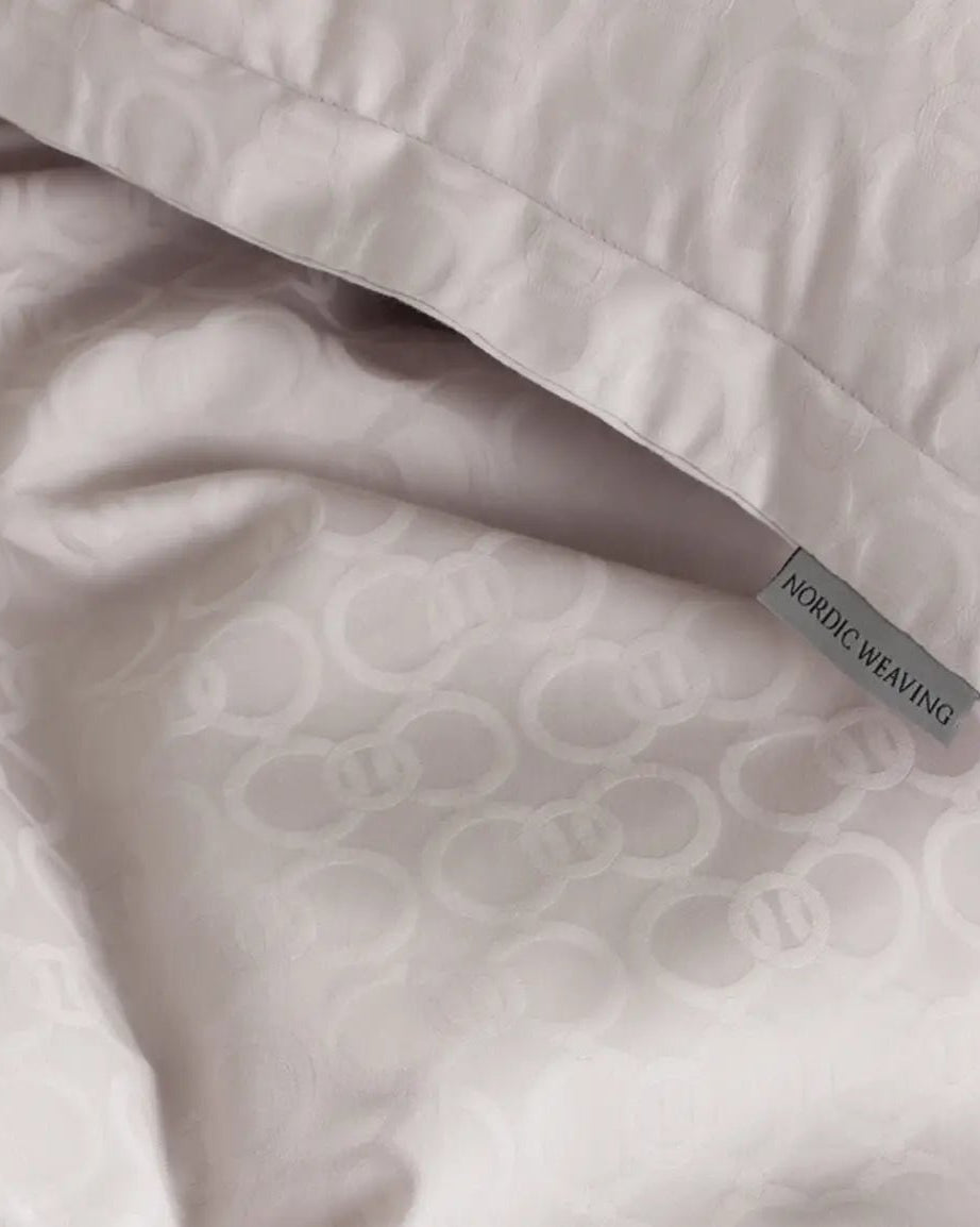 Dobbelt sengetøj egyptisk bomuld Rose Jacquard - Nordic Weaving
