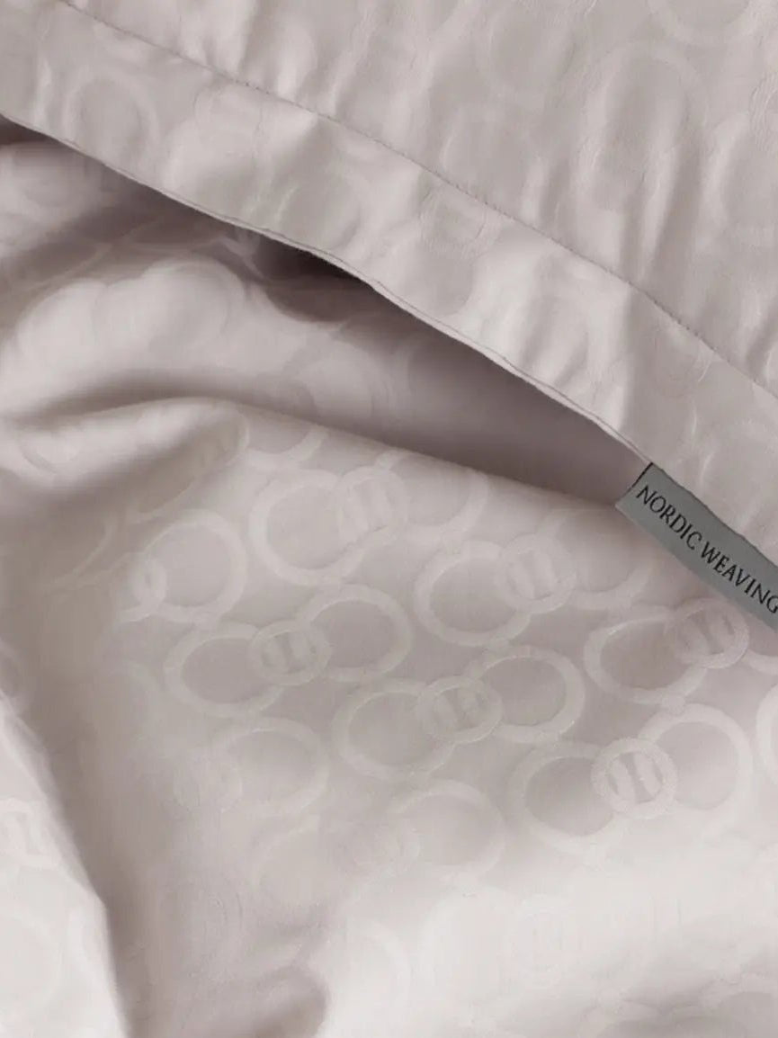Dobbelt sengetøj egyptisk bomuld Rose Jacquard - Nordic Weaving