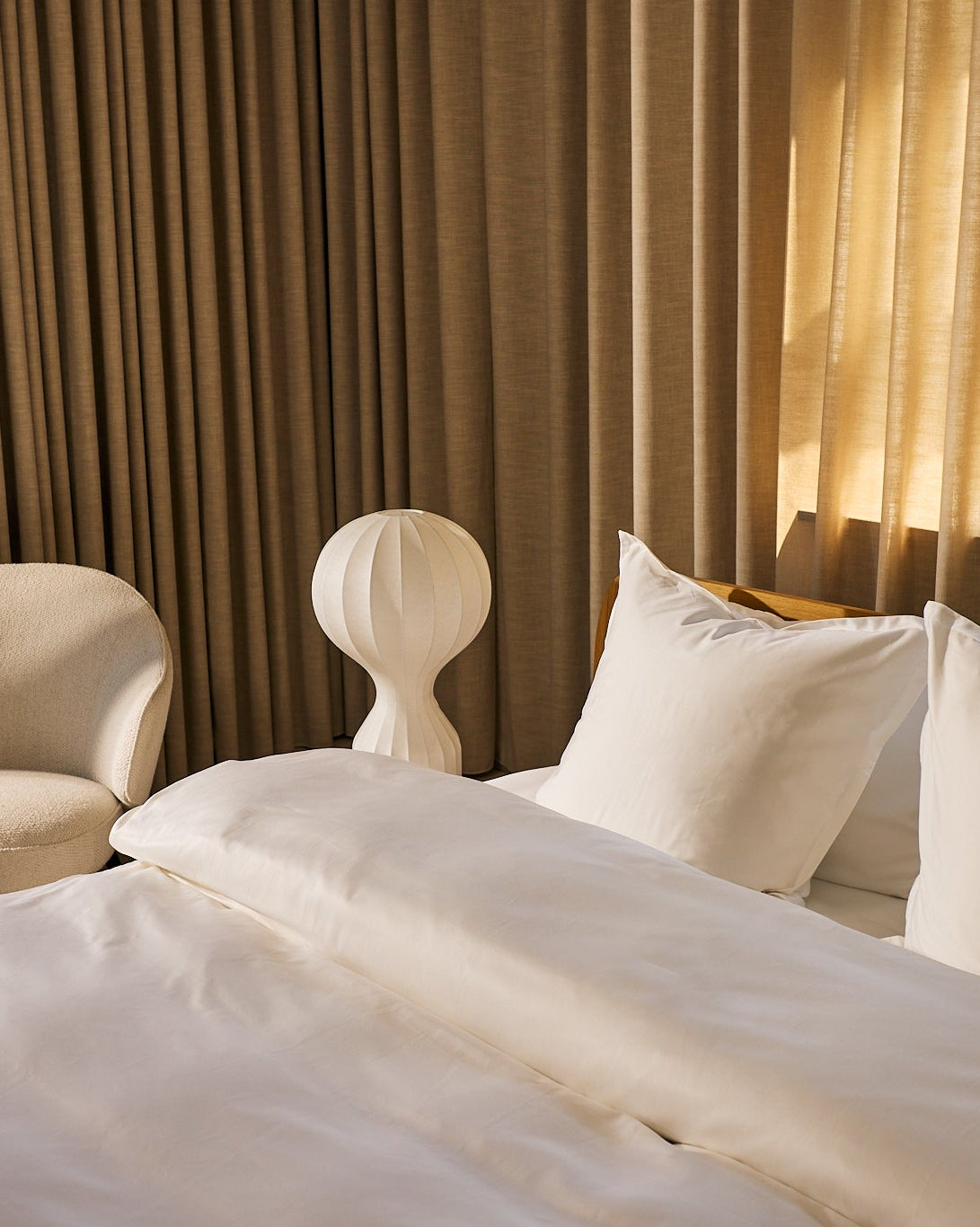 Egyptisk bomuld sengetøj Hvid - Nordic Weaving