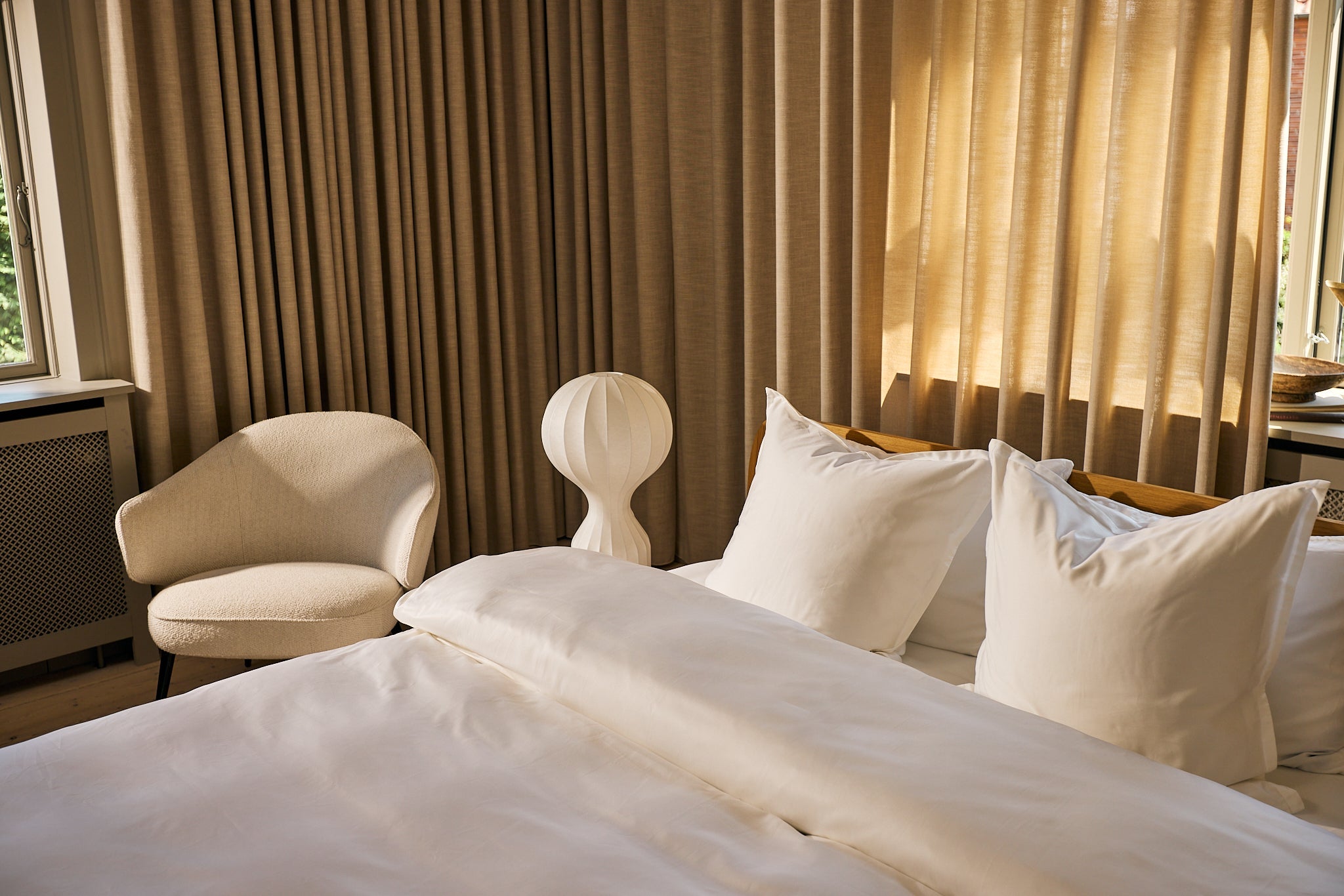 Egyptisk bomuld sengetøj Hvid - Nordic Weaving