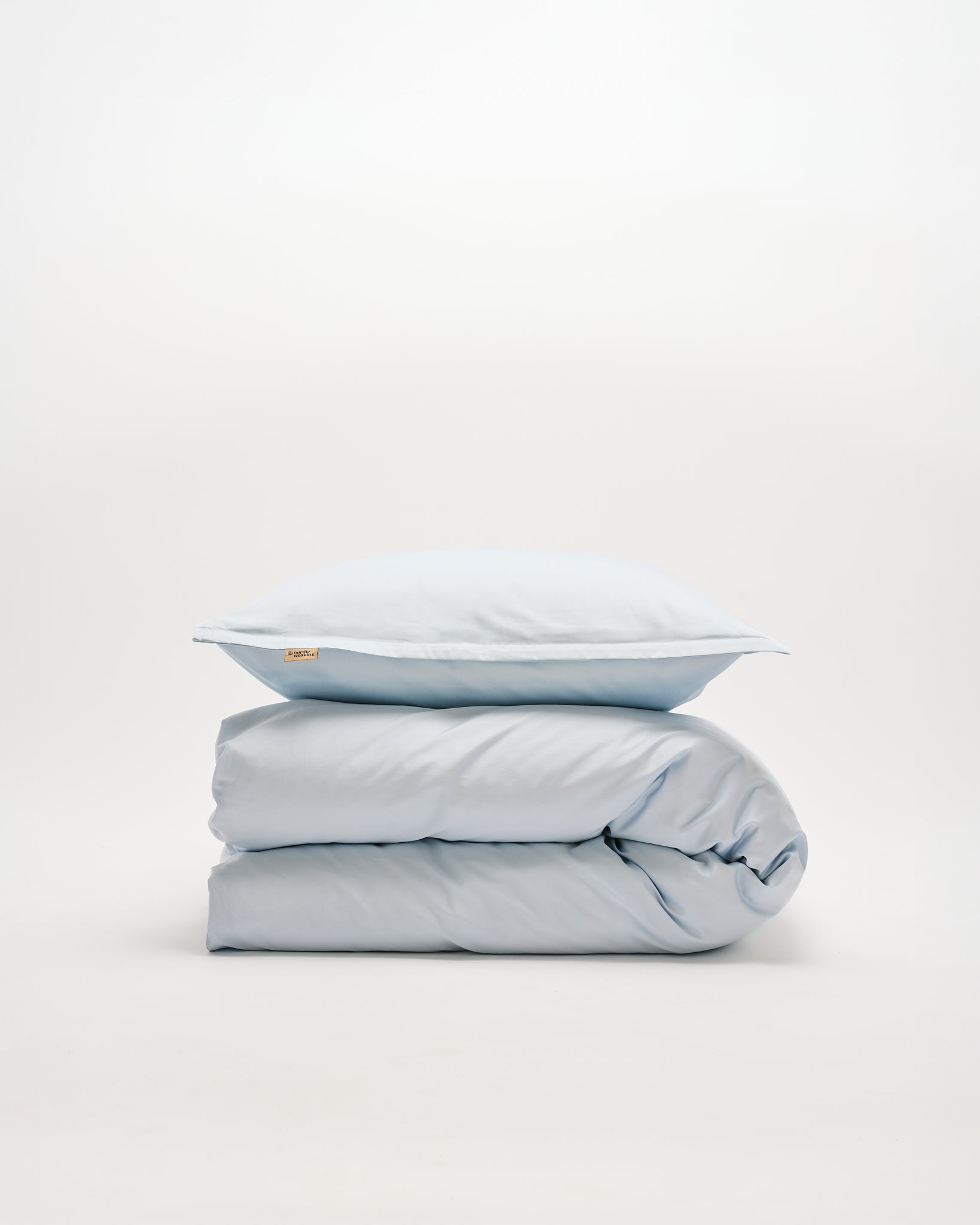 Egyptisk bomuld sengetøj Lys Blå - Nordic Weaving