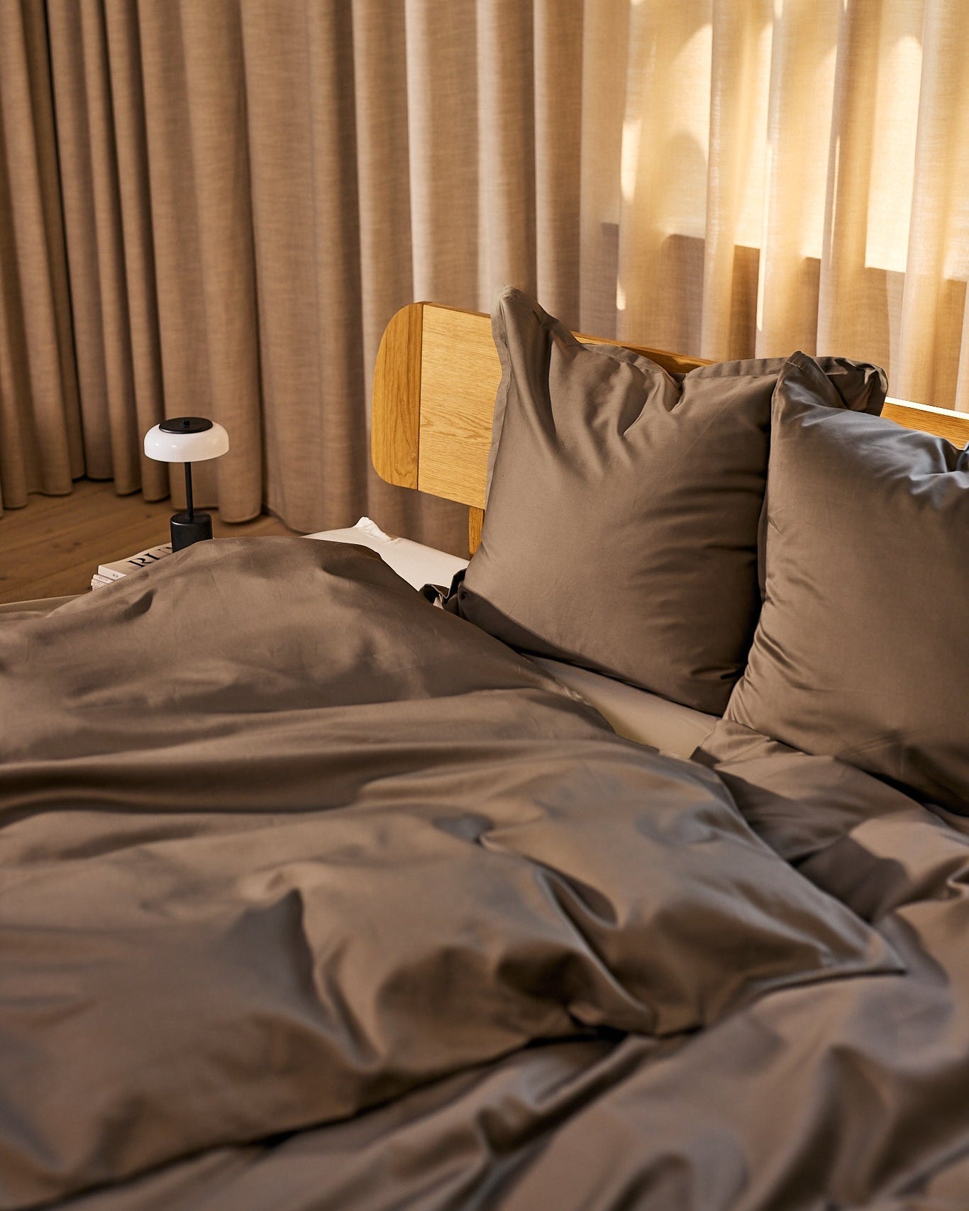 Egyptisk bomuld sengetøj Shitake - Nordic Weaving