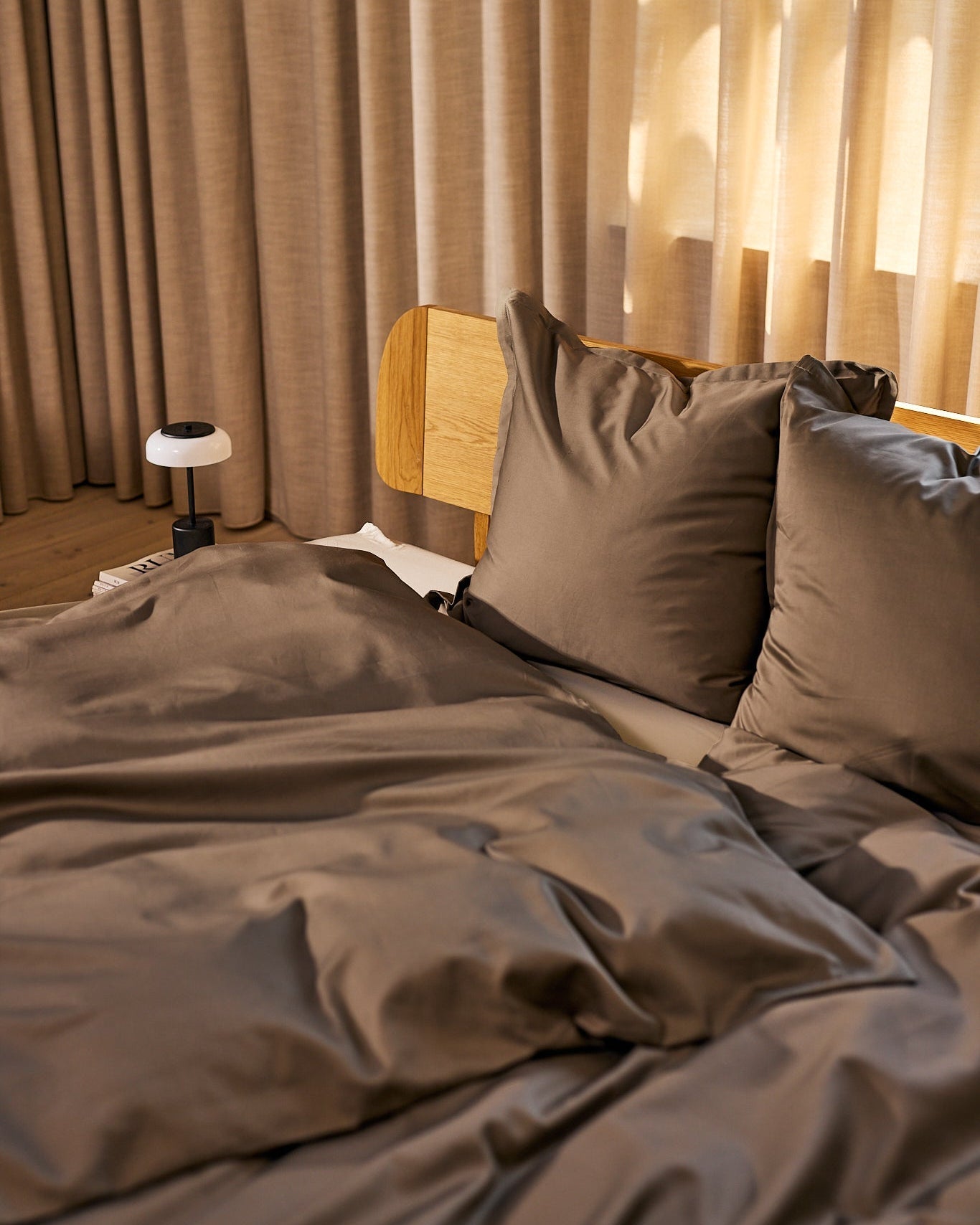 Egyptisk bomuld sengetøj Shitake - Nordic Weaving