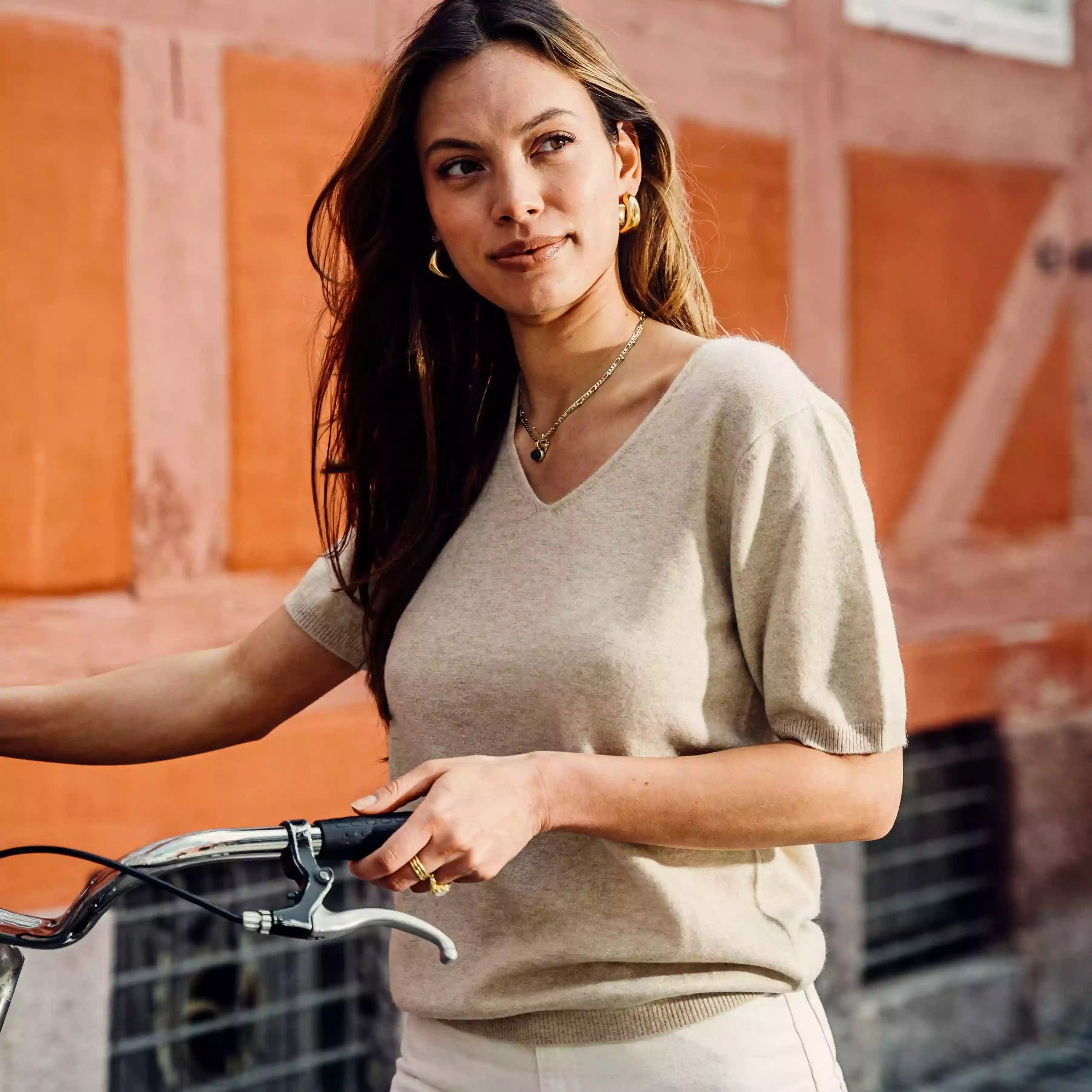 Emma cashmere T-shirt - Nordic Weaving