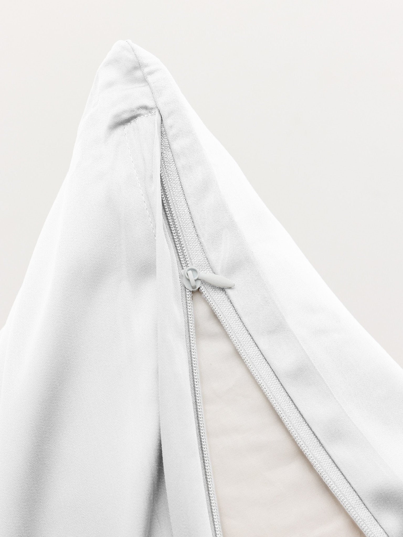 Enkelt bambussengetøj Hvid - Nordic Weaving