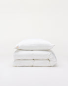 Enkelt bambussengetøj Hvid - Nordic Weaving