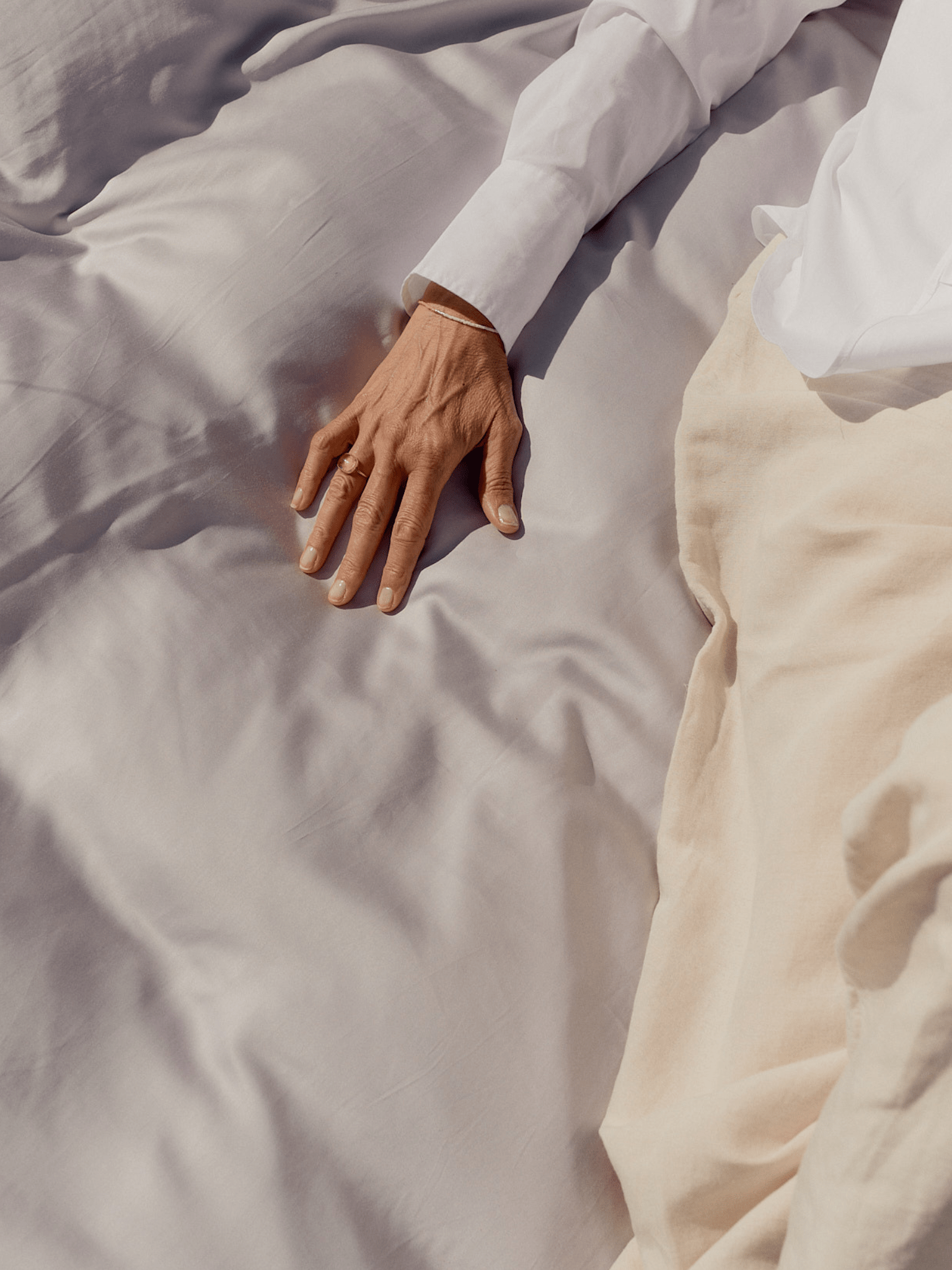 Enkelt bambussengetøj Lavendel - Nordic Weaving