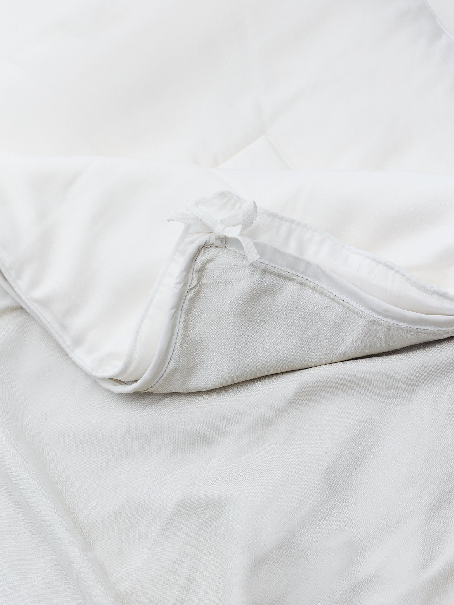 Enkelt bambussengetøj Lys Grå - Nordic Weaving