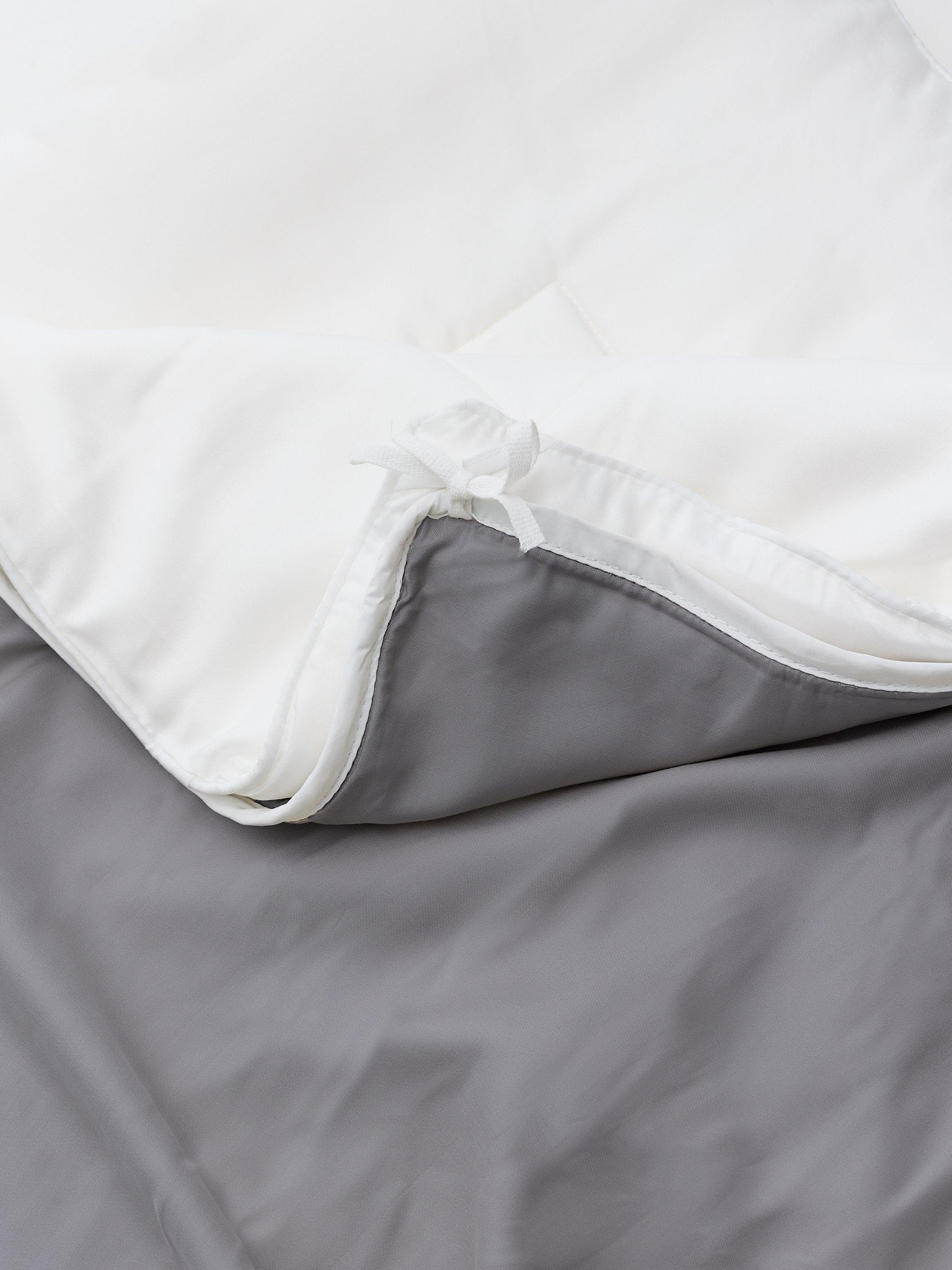 Enkelt bambussengetøj Mørk Grå - Nordic Weaving