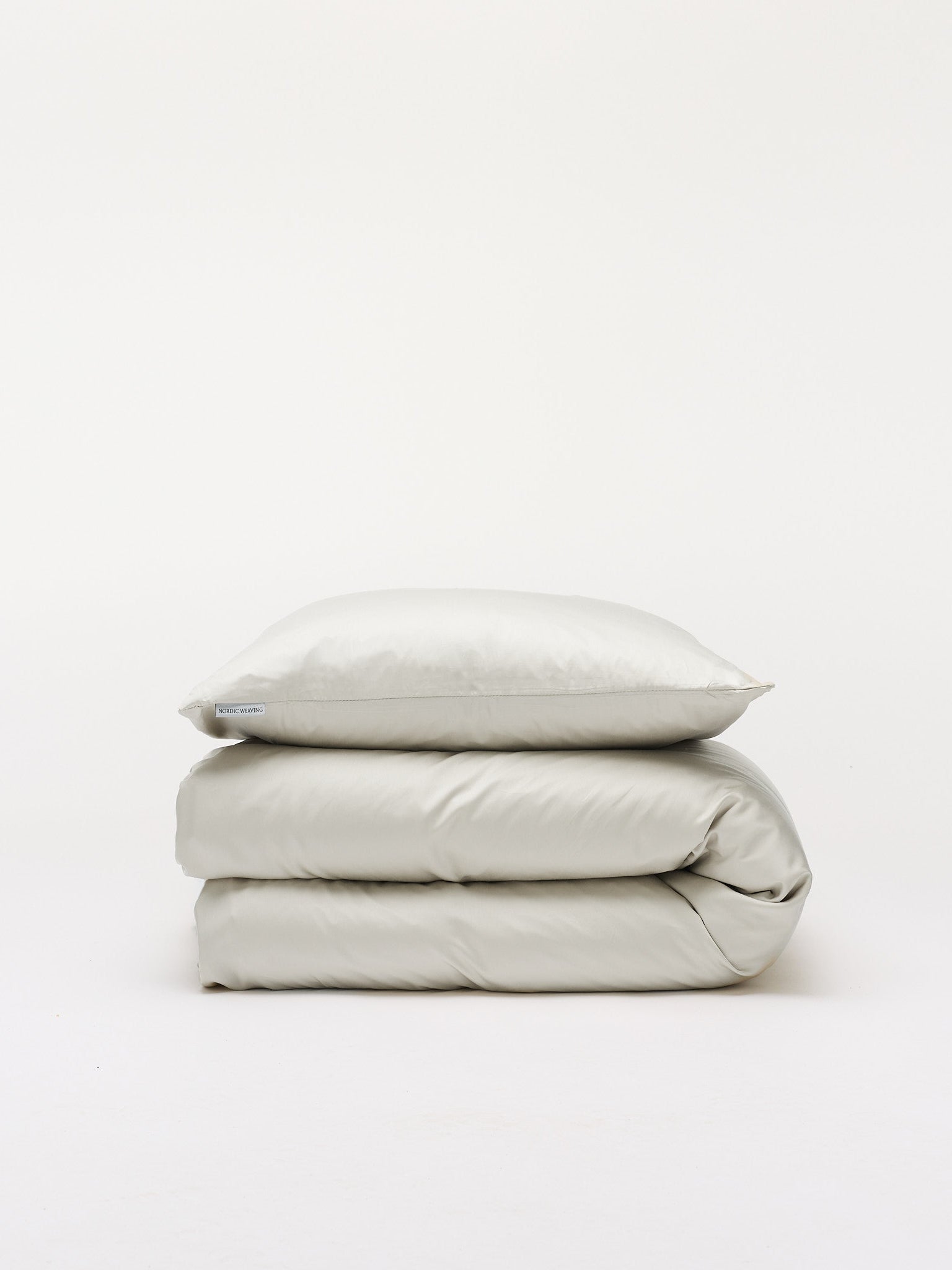 Enkelt bambussengetøj sand - Nordic Weaving