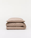 Enkelt bambussengetøj Taupe - Nordic Weaving