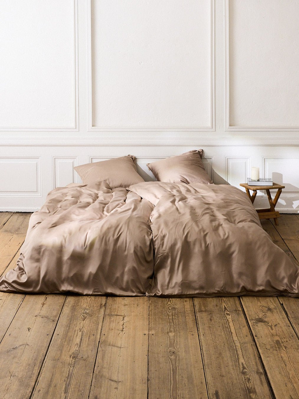 Enkelt bambussengetøj Taupe - Nordic Weaving