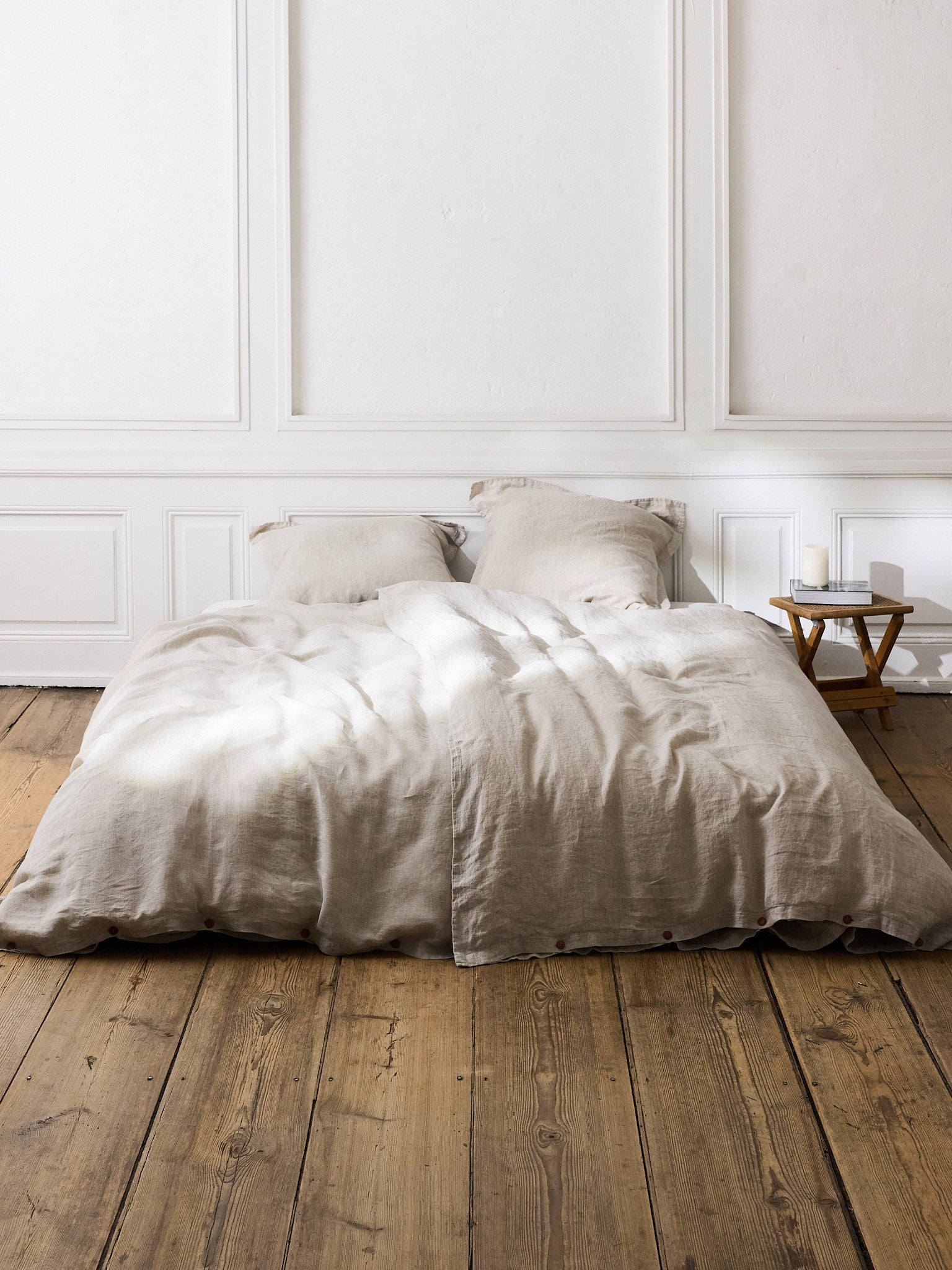 Enkelt hørsengetøj natur - Nordic Weaving