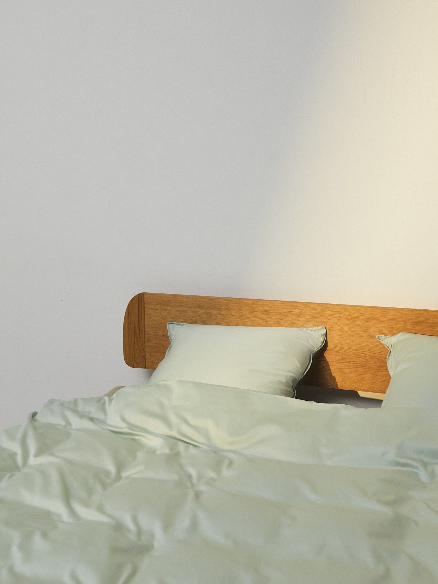 Enkelt sengetøj Egyptisk bomuld douce grøn - Nordic Weaving