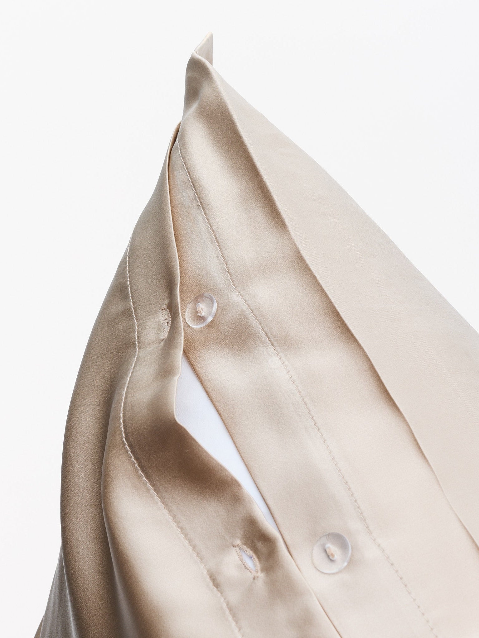 Enkelt silkesengetøj Mocca - Nordic Weaving