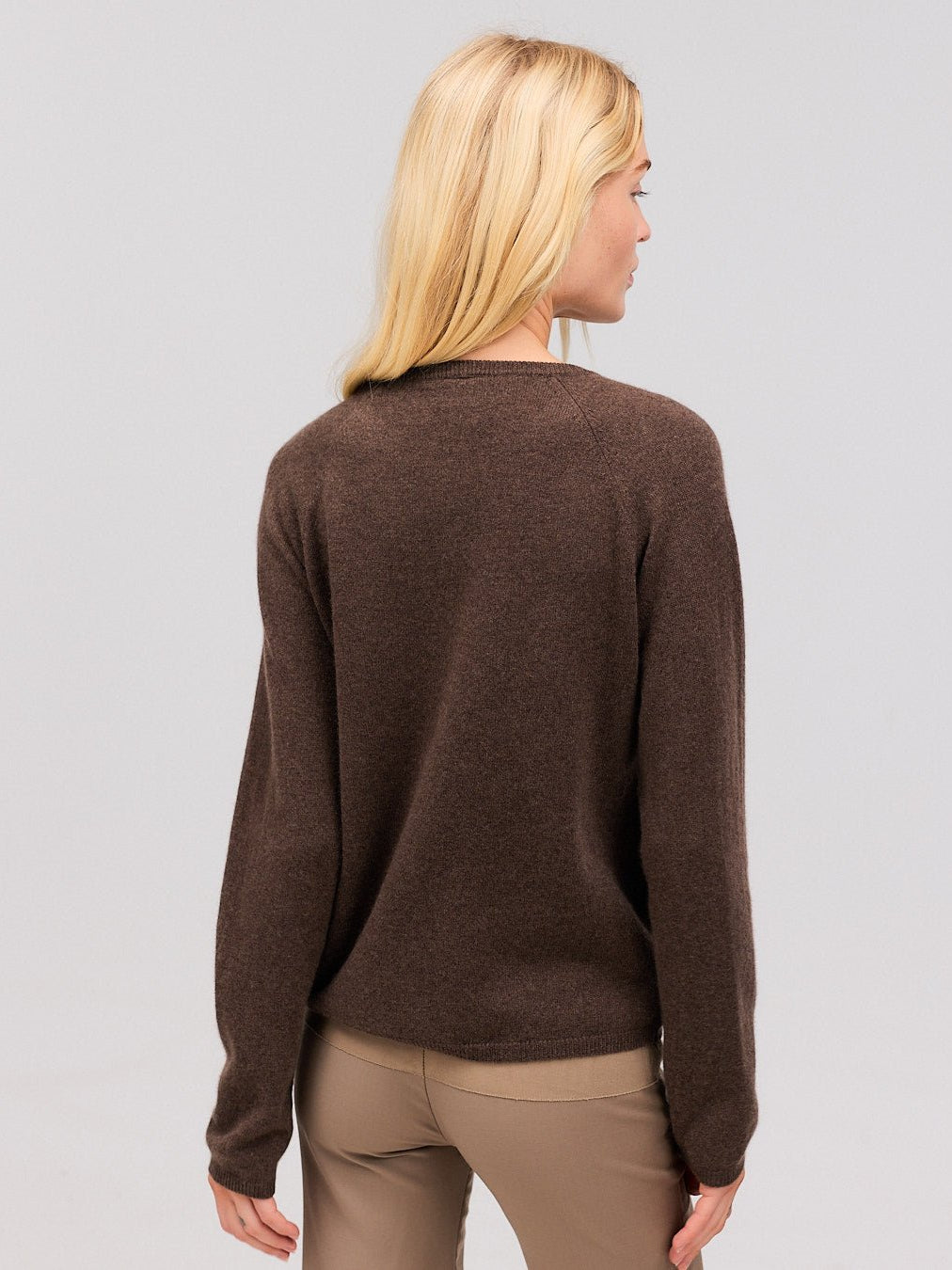 GISLA cashmere cardigan buffalo - Nordic Weaving